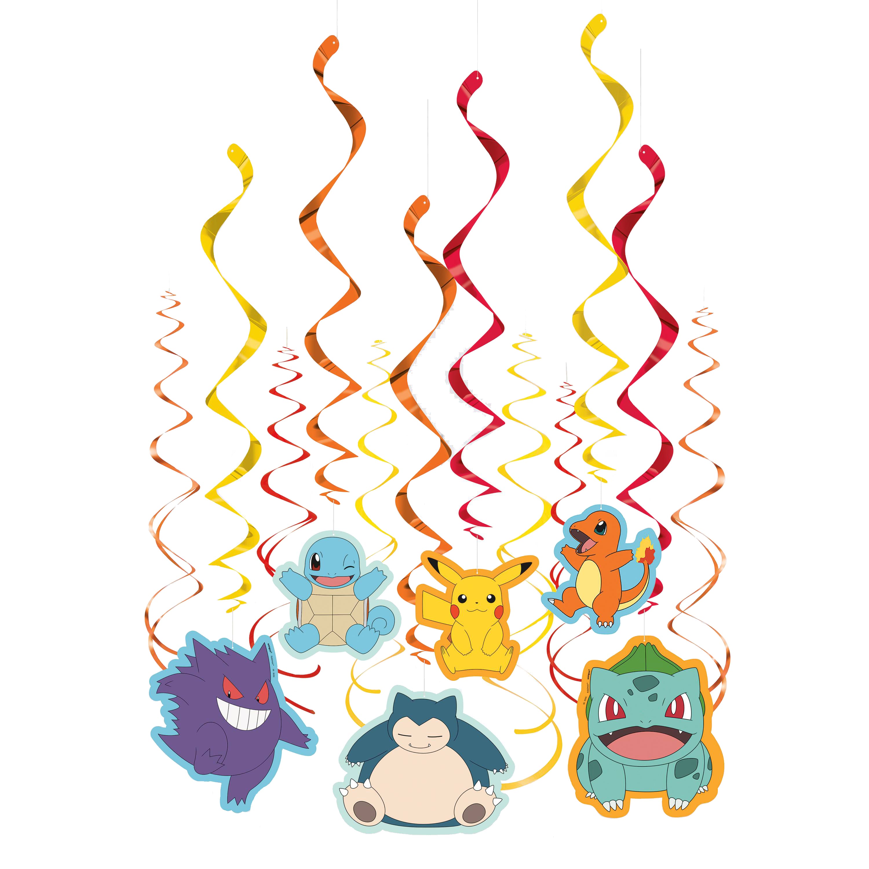 Pokémon™ Hanging Swirl Décor Set