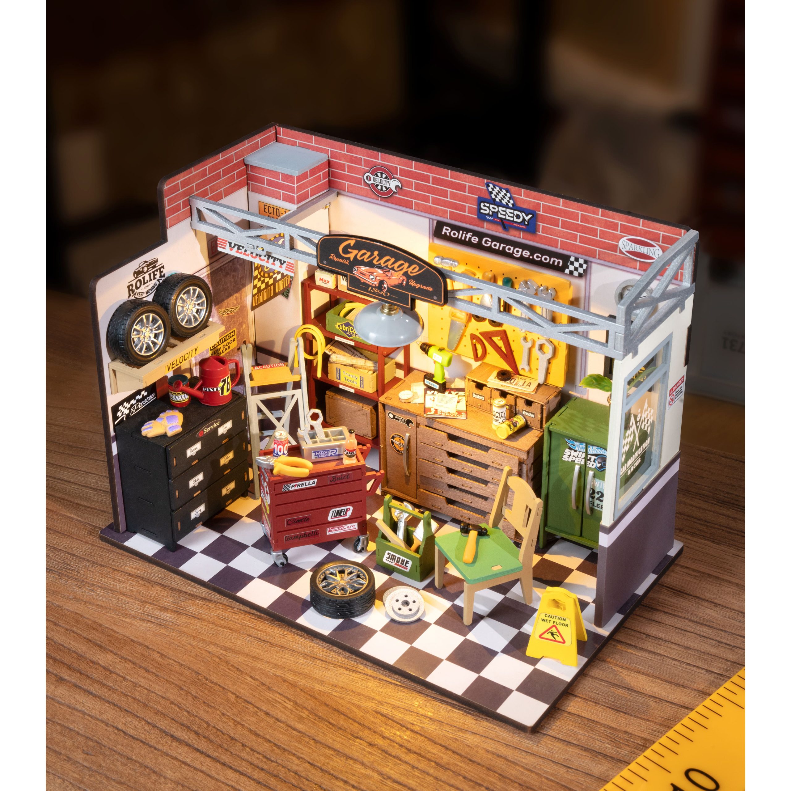 Rolife Garage Workship DIY Miniature House Kit - Image 3
