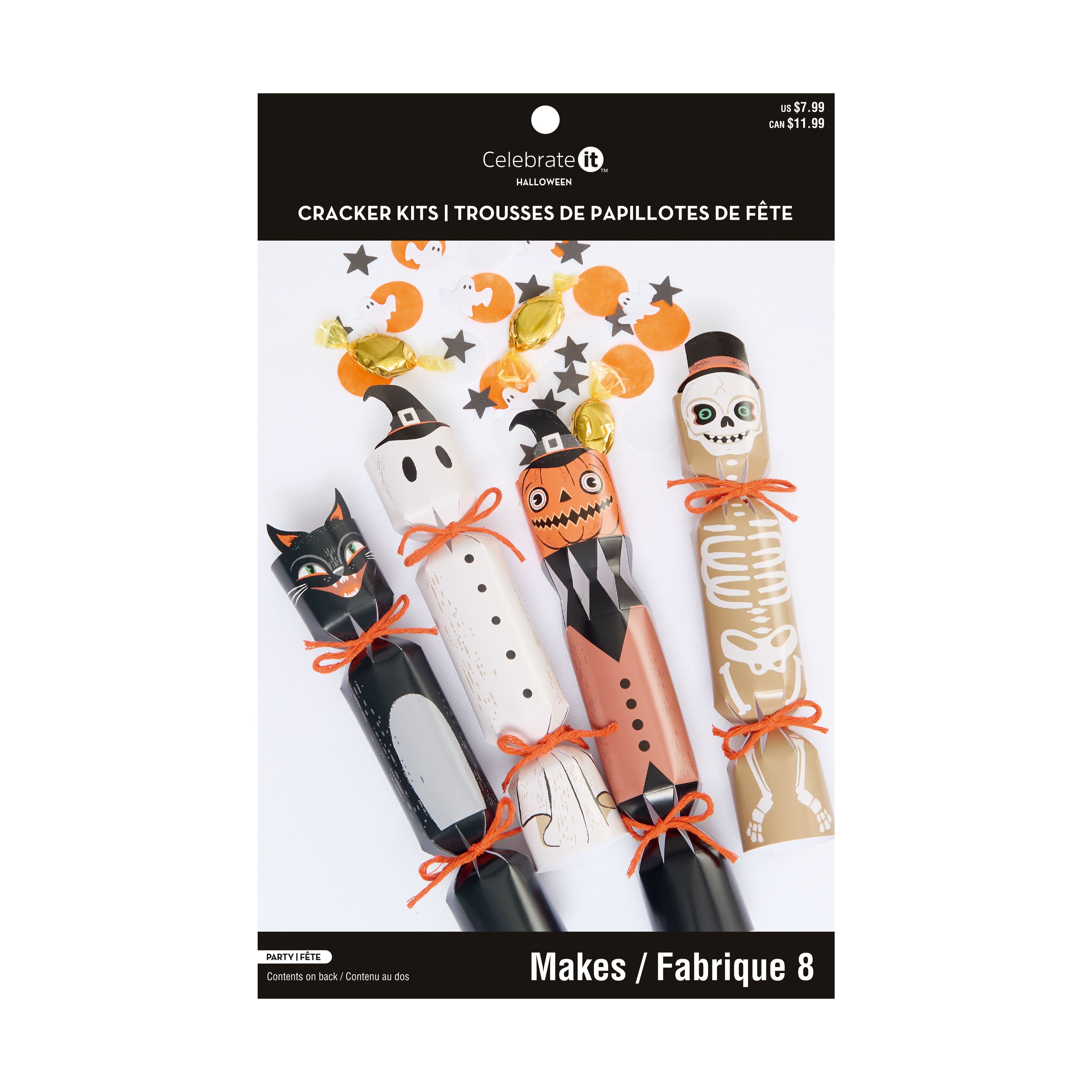 Halloween Vintage Cracker Kits, 4 pack. by Celebrate It™