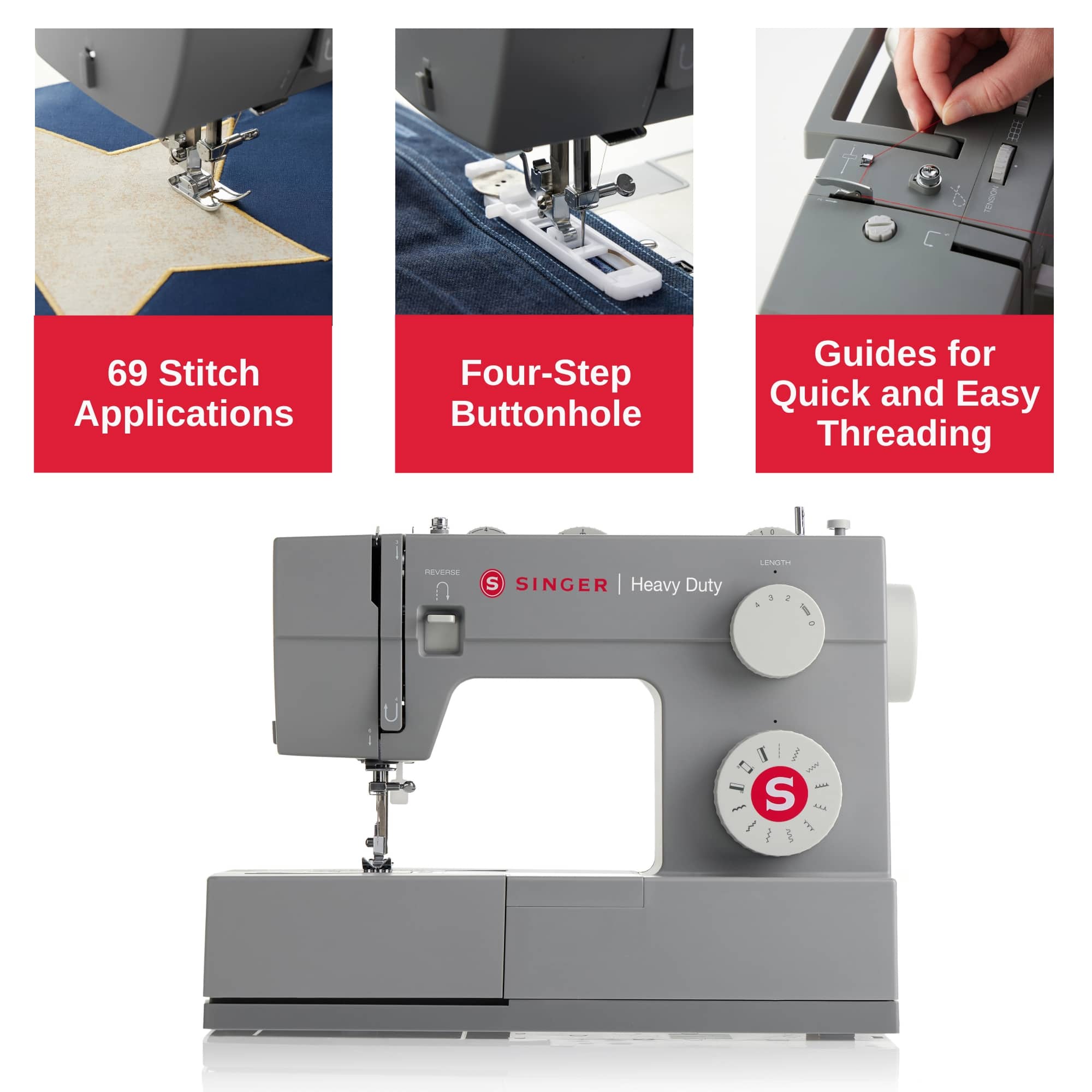 SINGER® Heavy Duty 4411 Mechanical Sewing Machine - Image 4