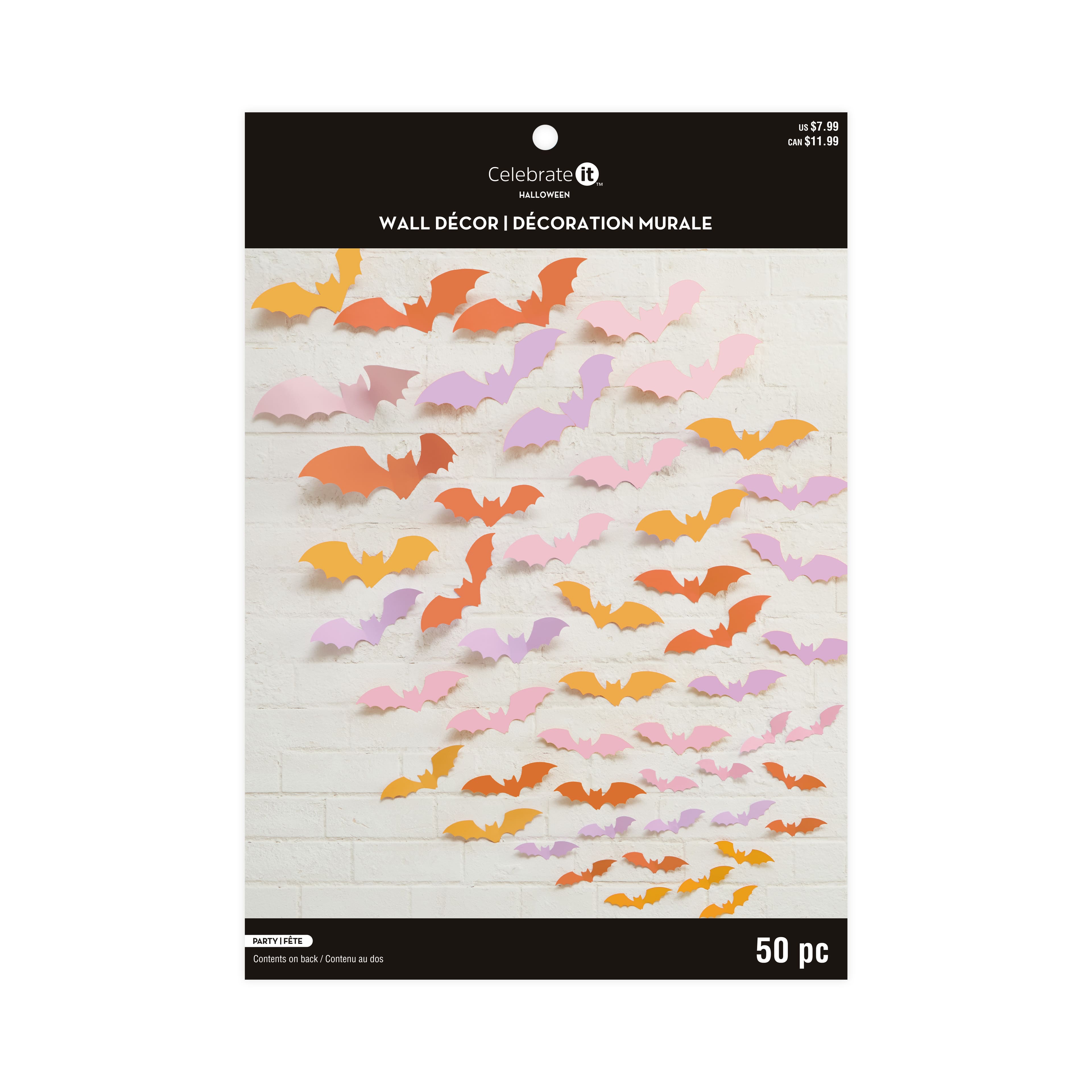 Halloween Bats Paper Fan Wall Décor by Celebrate It™