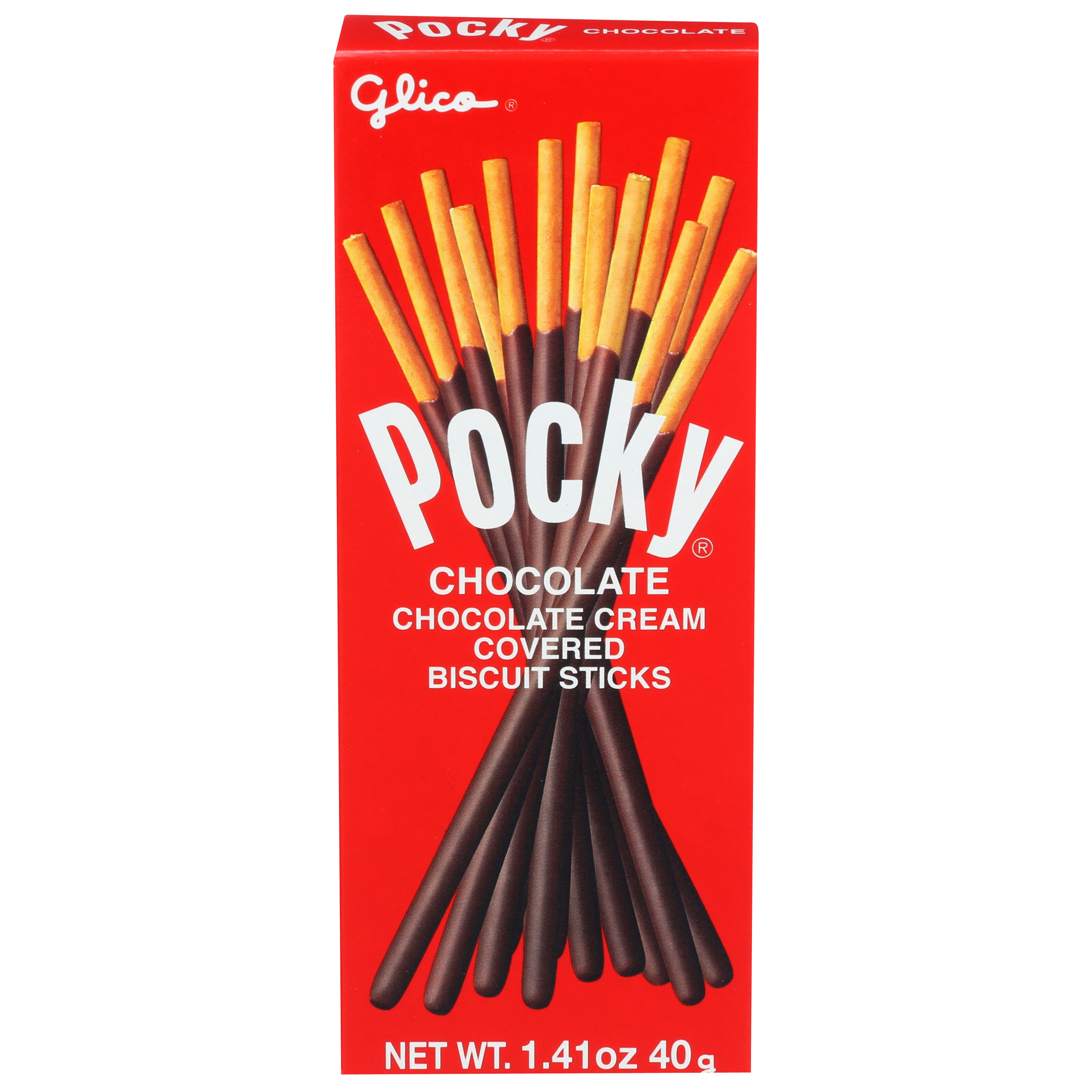 Glico Pocky Chocolate Cream Covered Biscuit Sticks