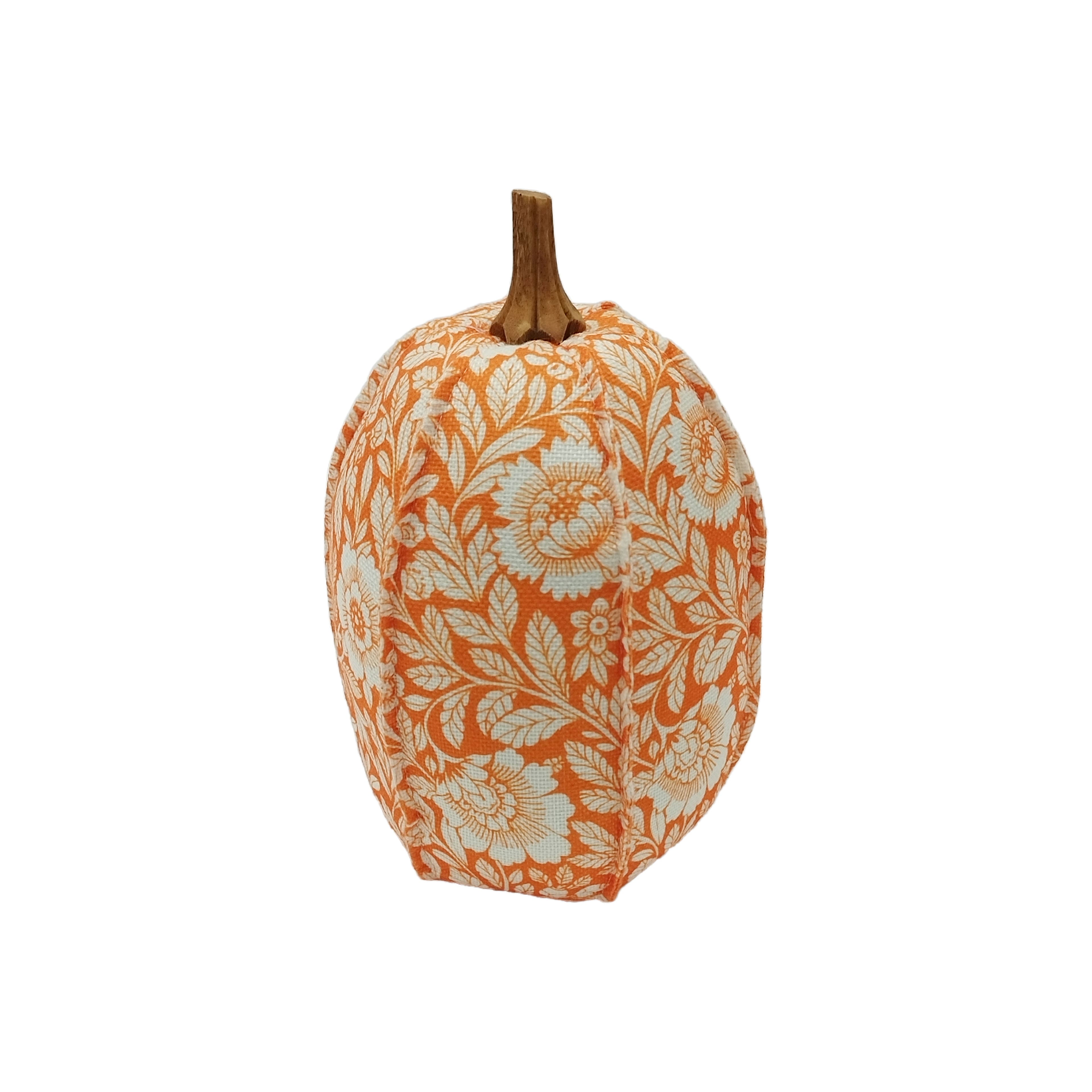 11" Orange Floral Pumpkin Tabletop Décor by Ashland®
