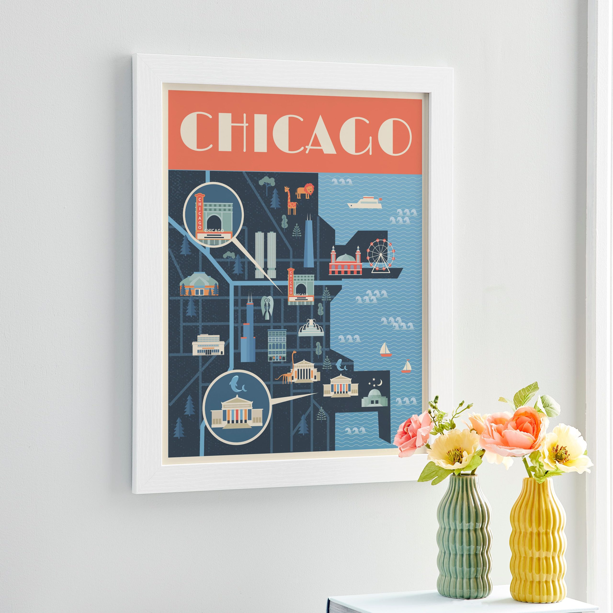 White Belmont Frame by Studio Décor® - Image 2