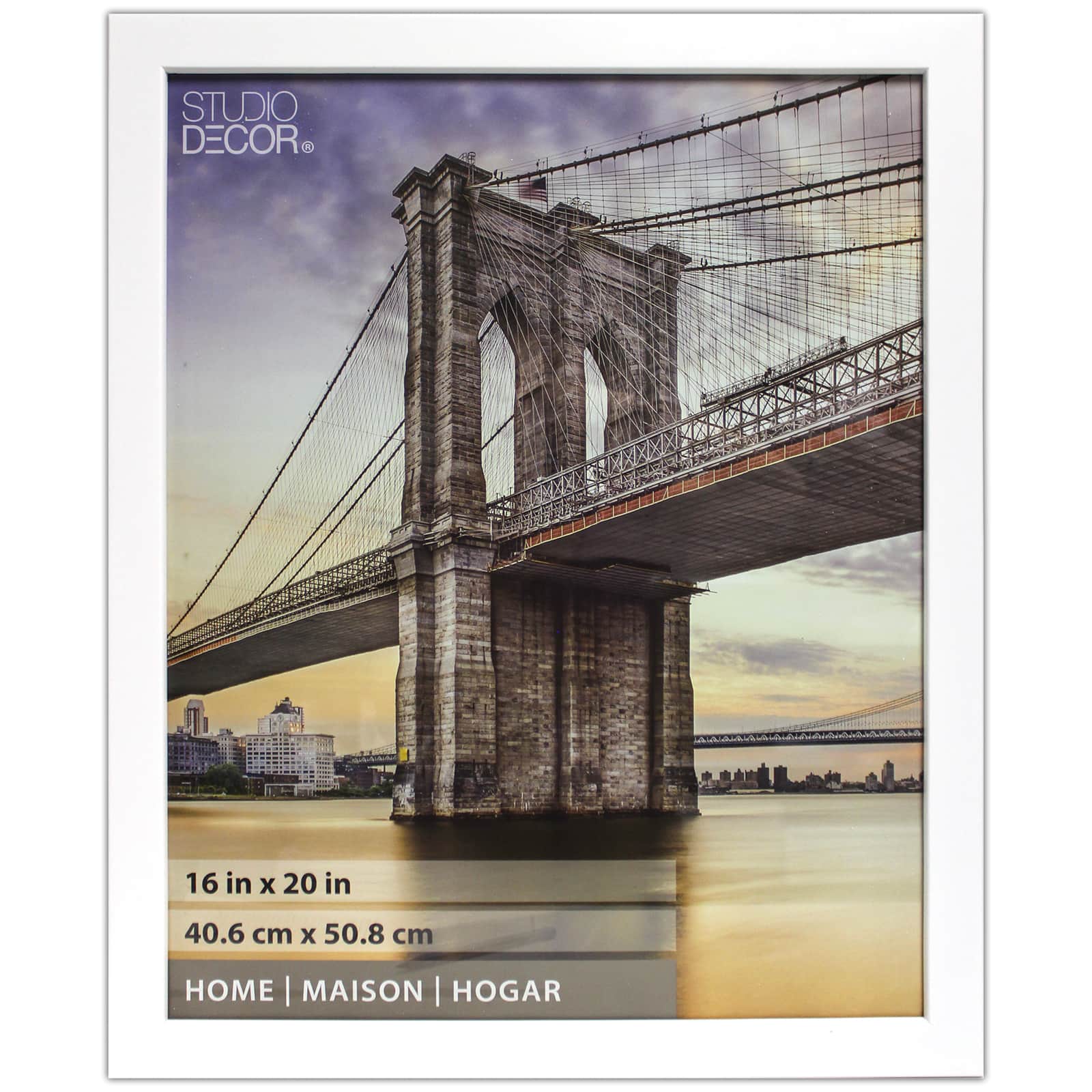 Home Flat White Frame by Studio Décor®