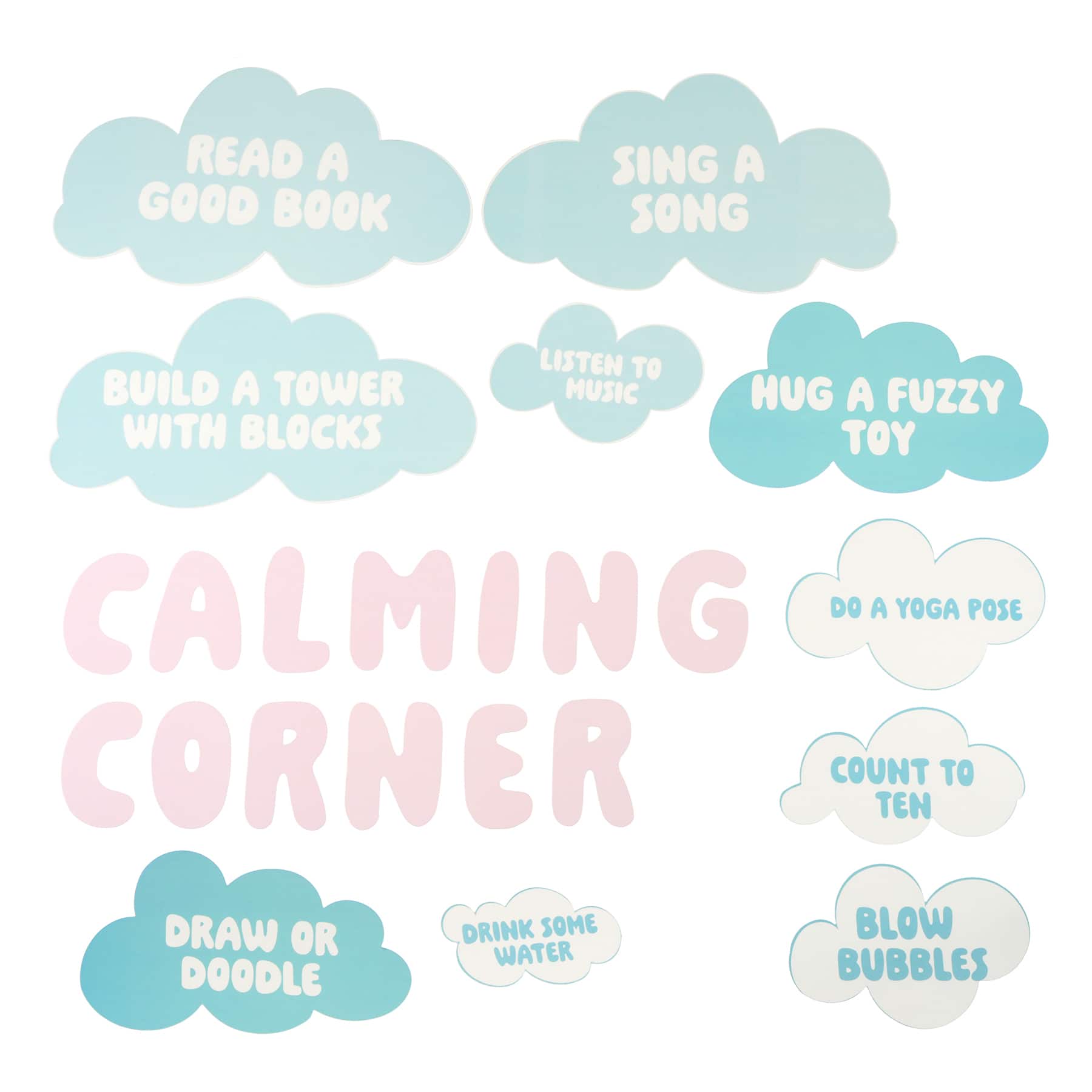 Class Rules! Calming Corner Bulletin Board Kit by B2C™ - Image 2
