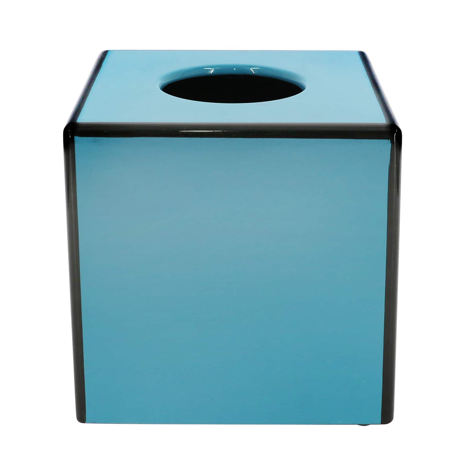 Jonathan Adler x Michaels 5" Blue & Black Tissue Box