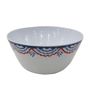 10" Red, White & Blue Bunting Melamine Bowl by Celebrate It™