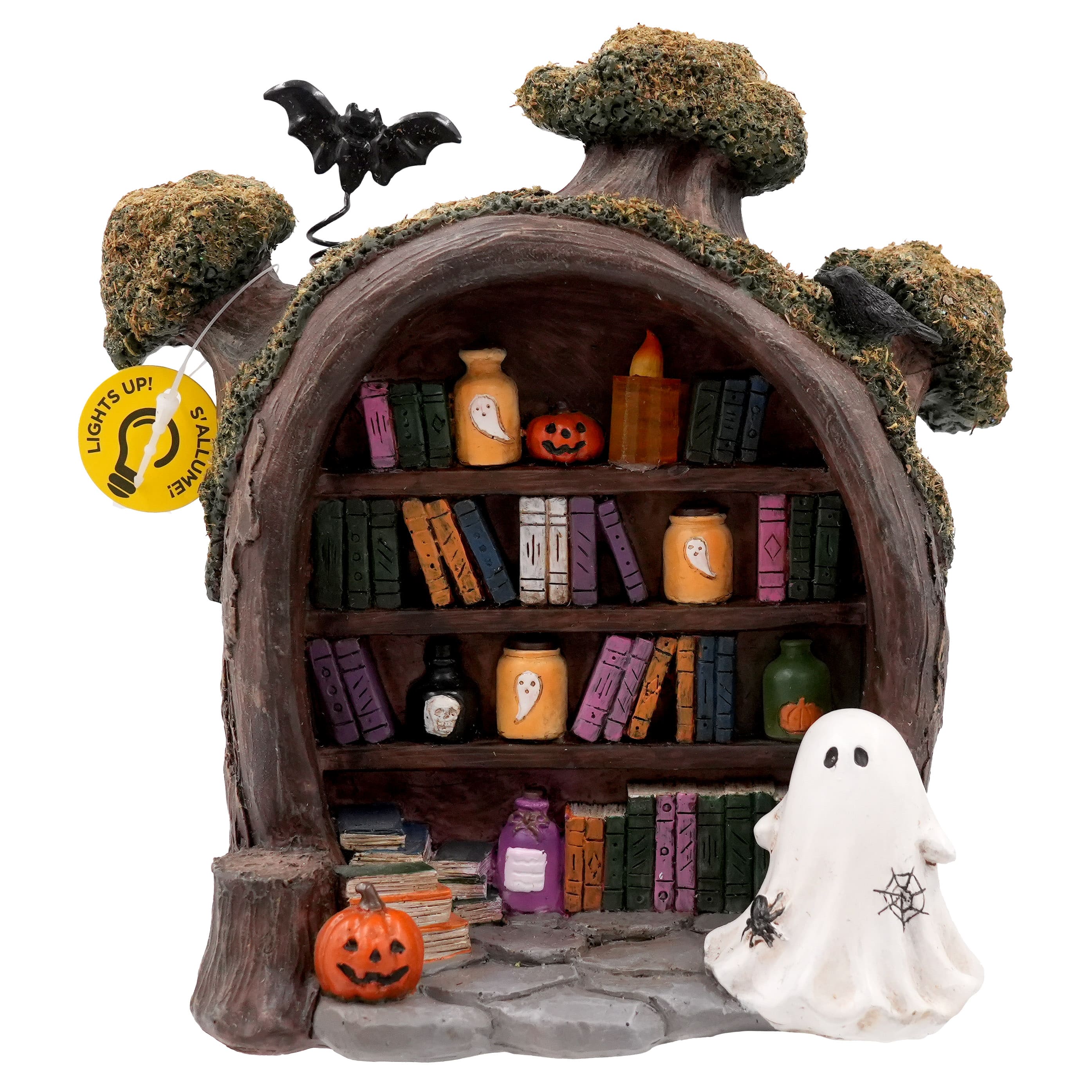 6" Haunted Library Tree LED Mini Decoration by Ashland®