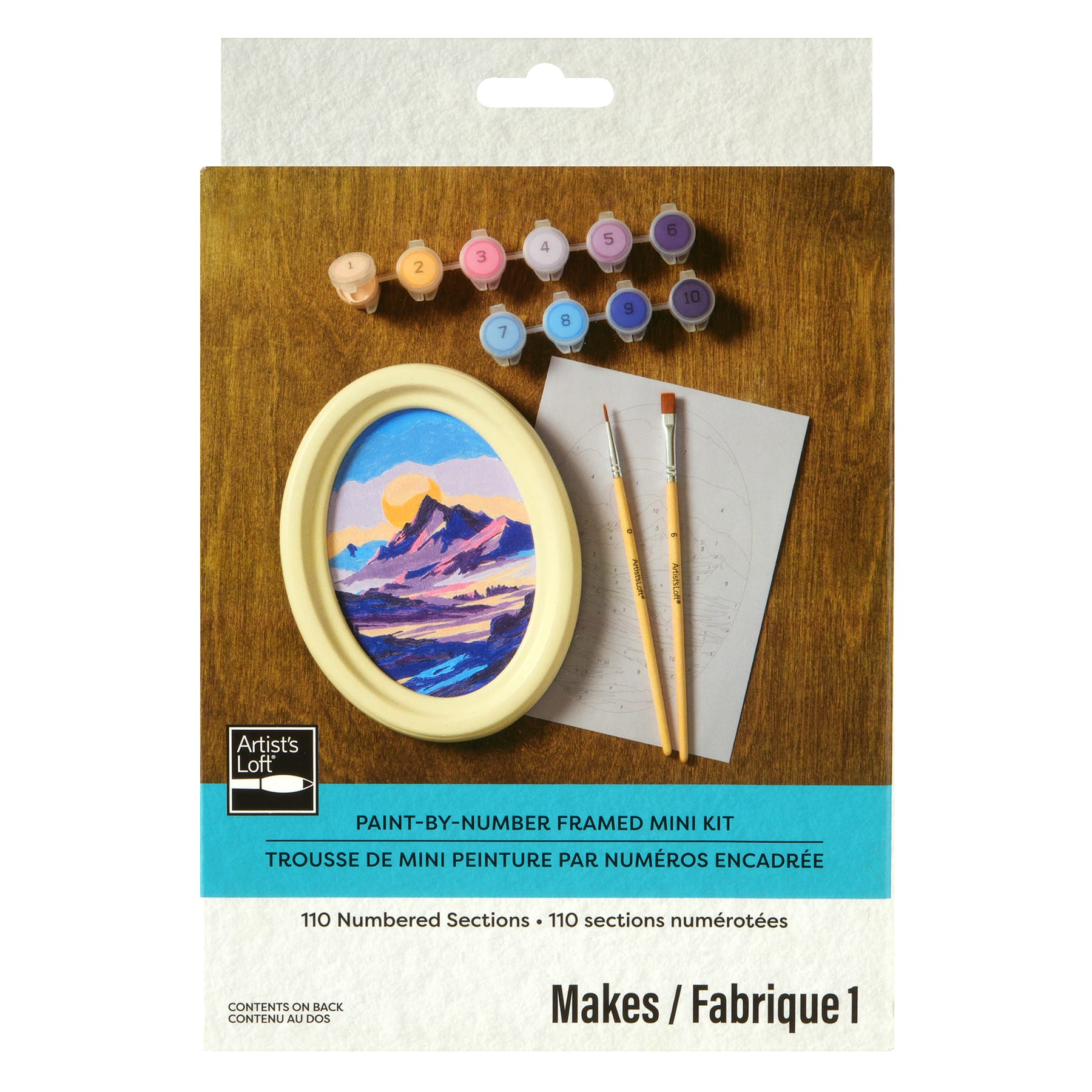 Mountain Paint-by-Number Framed Mini KIt by Artist's Loft®