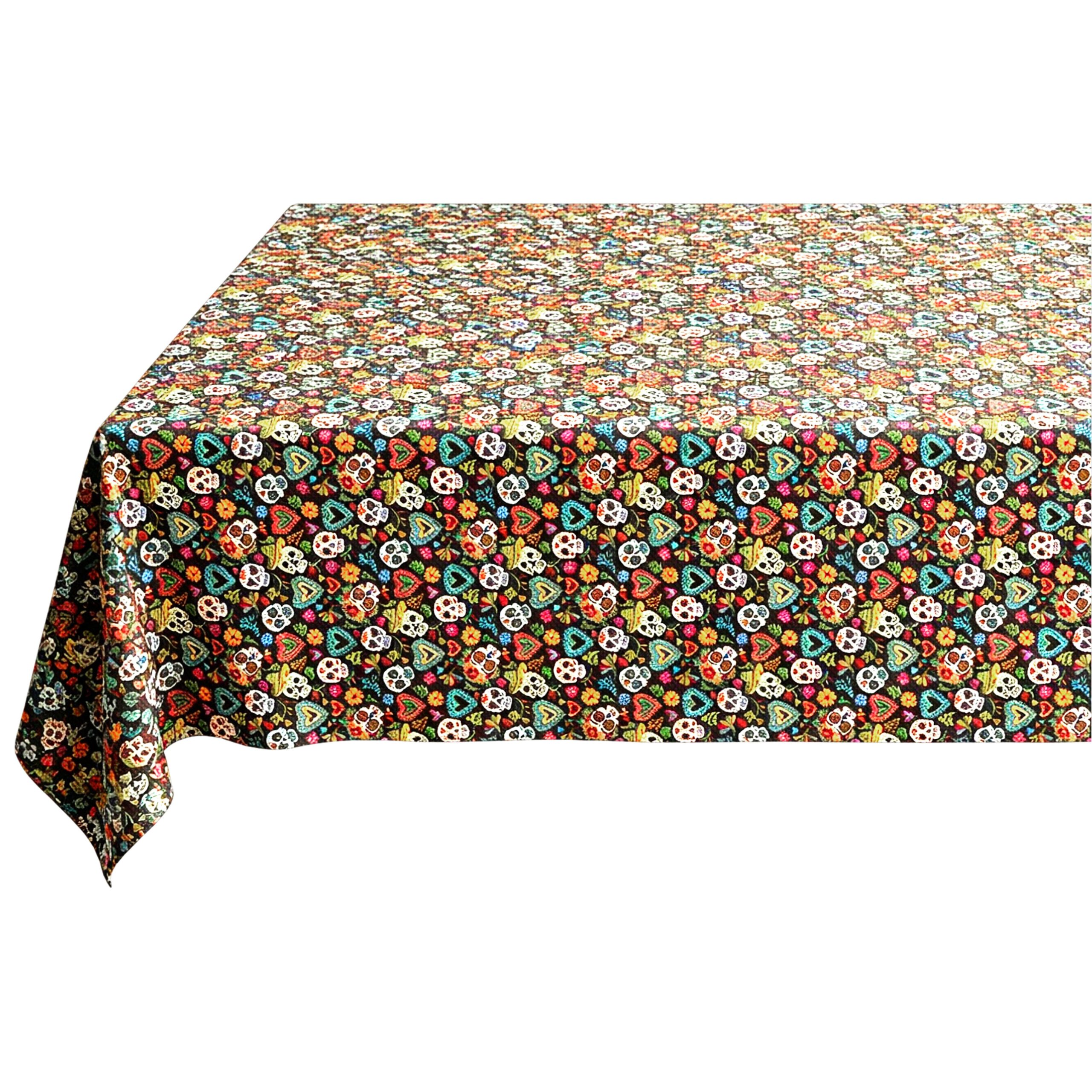 52" x 70" Skull & Heart Table Cover by Ashland® - Image 4