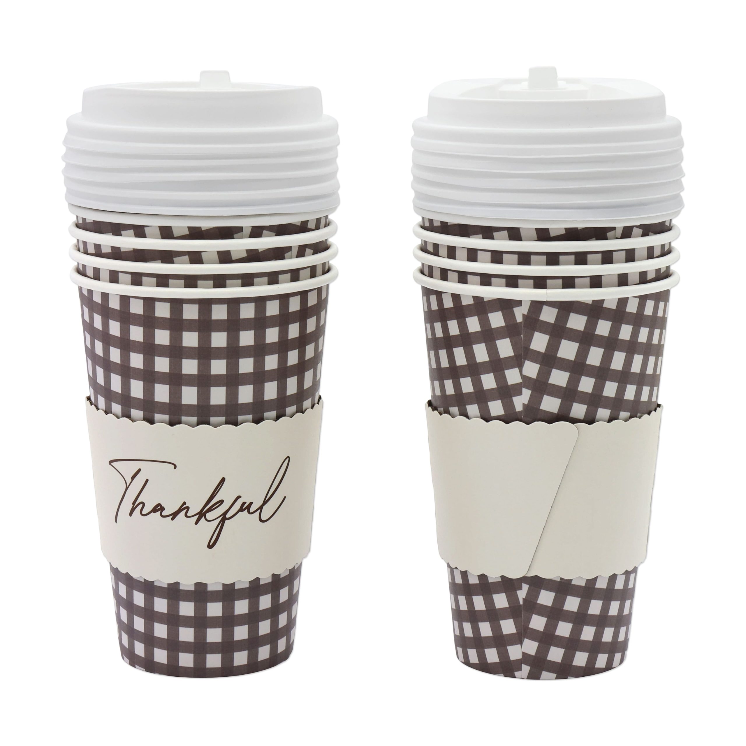16oz.Thankful To-Go Hot Coffee Cups, 10ct. by Celebrate It™ - Image 2