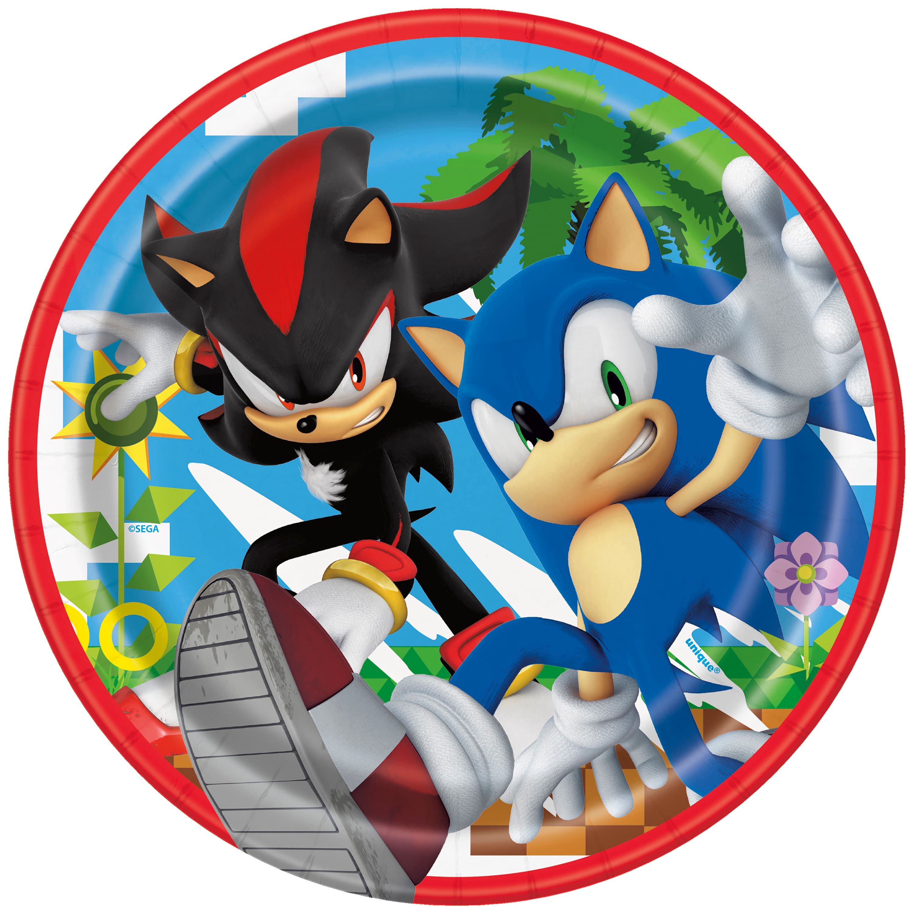7" Sonic the Hedgehog™ Plates, 8ct.