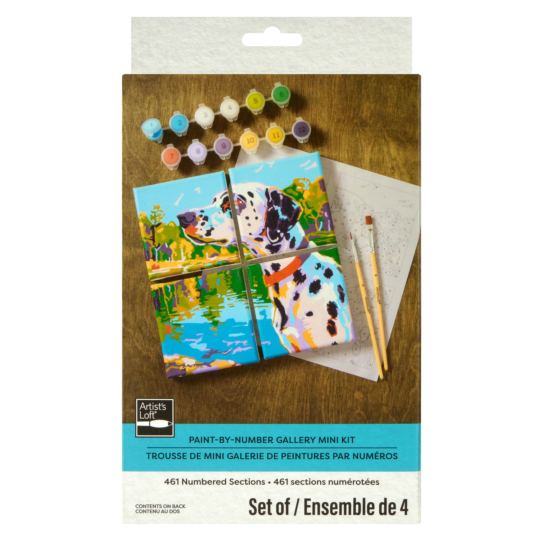 Dalmatian Paint-by-Number Gallery Mini Kit by Artist's Loft®