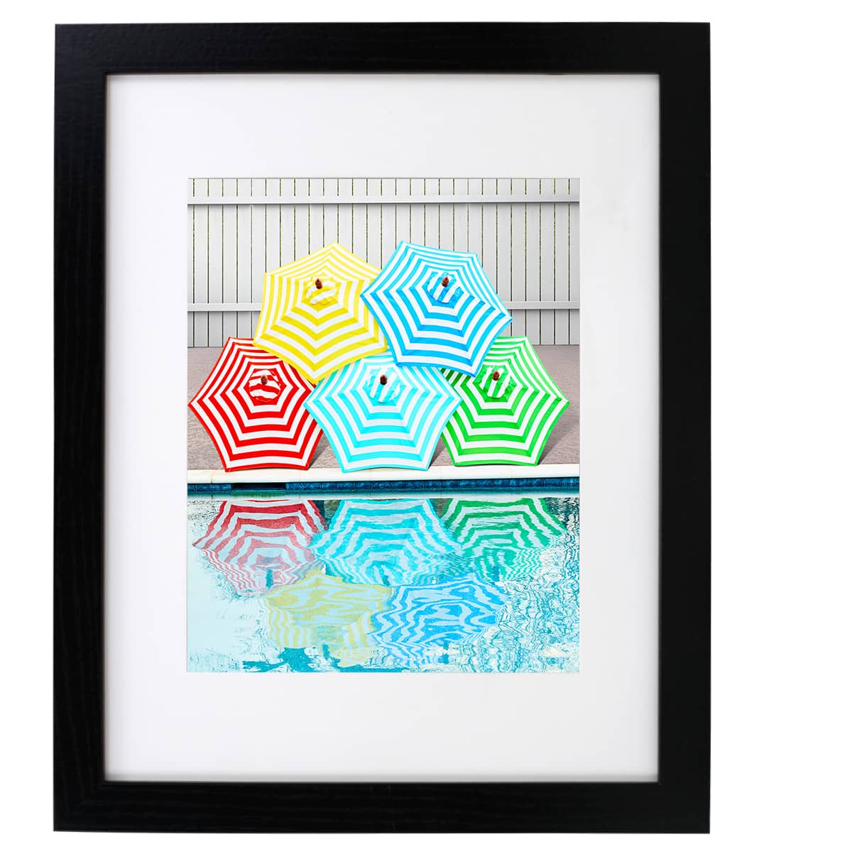 Black Belmont Frame with Mat by Studio Décor® - Image 3