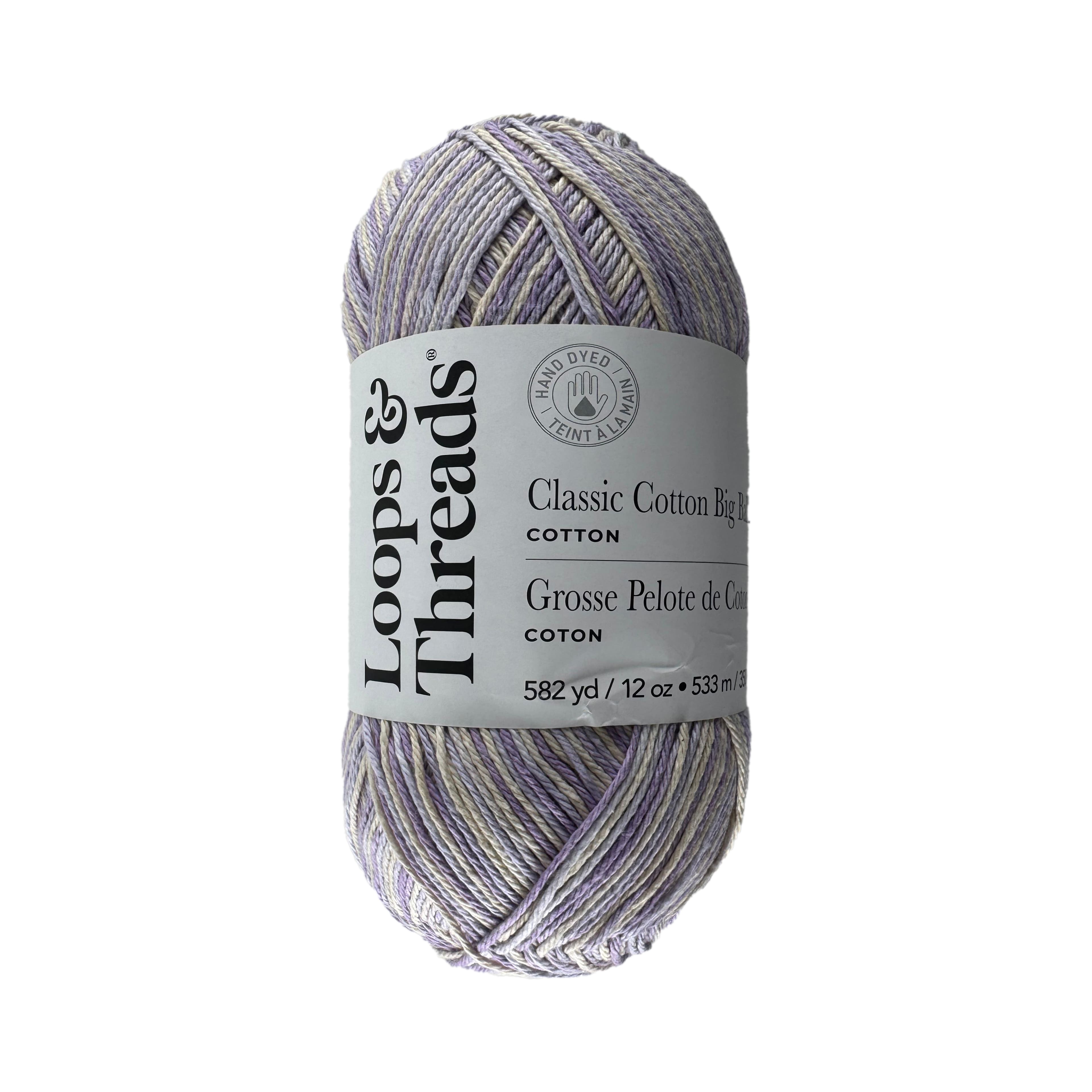 Classic Cotton Big Ball™ Ombre Yarn by Loops & Threads®