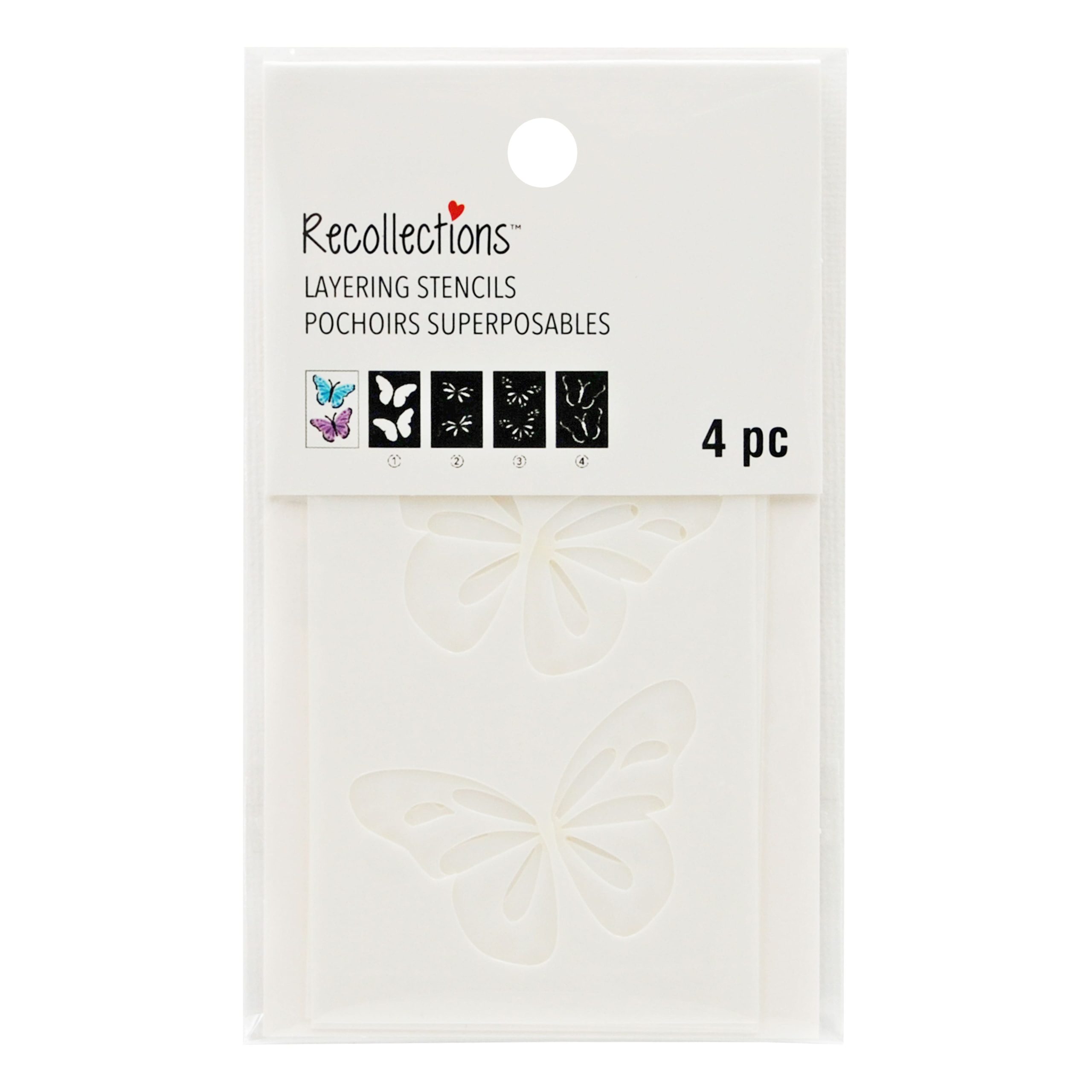 Small Butterfly Layering Stencils by Recollections™ - Image 2