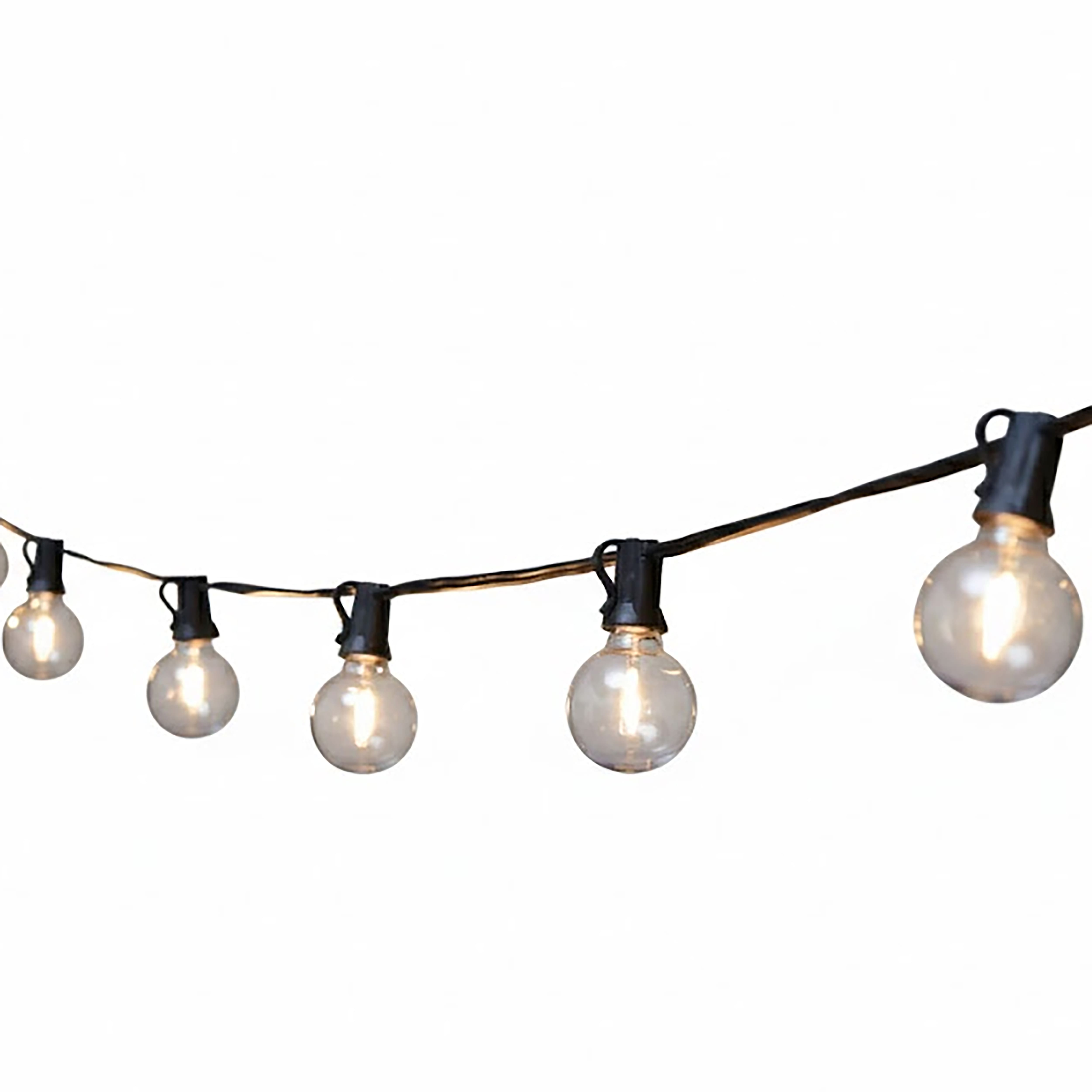 16ct. Shatterproof Black Globe Bulb LED String Lights by Ashland®