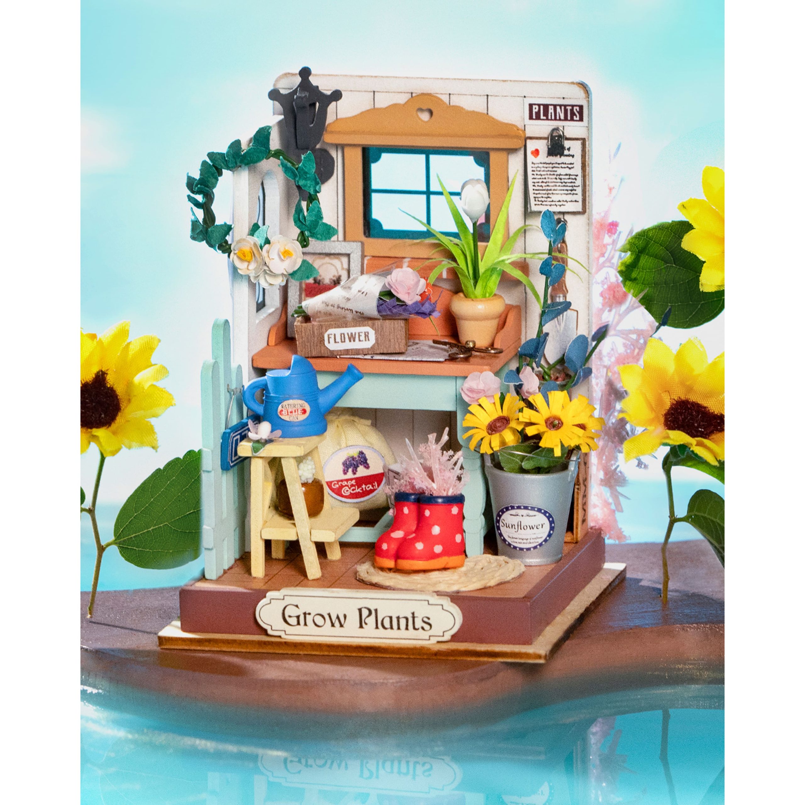 Rolife® Dreaming Terrace Garden DIY Miniature Kit - Image 2