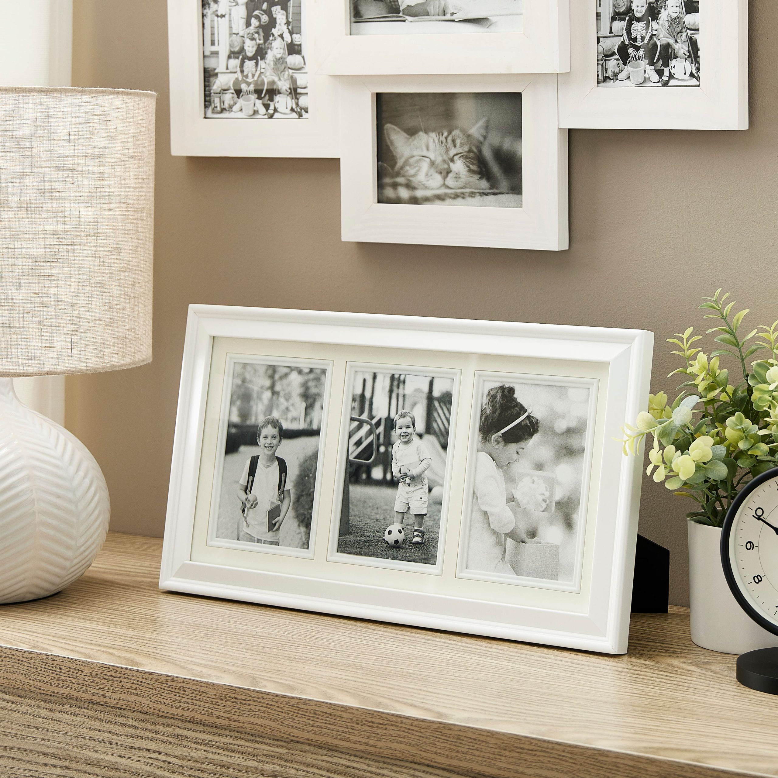 Expressions™ 3 Opening 4" x 6" White Collage Frame by Studio Décor® - Image 2