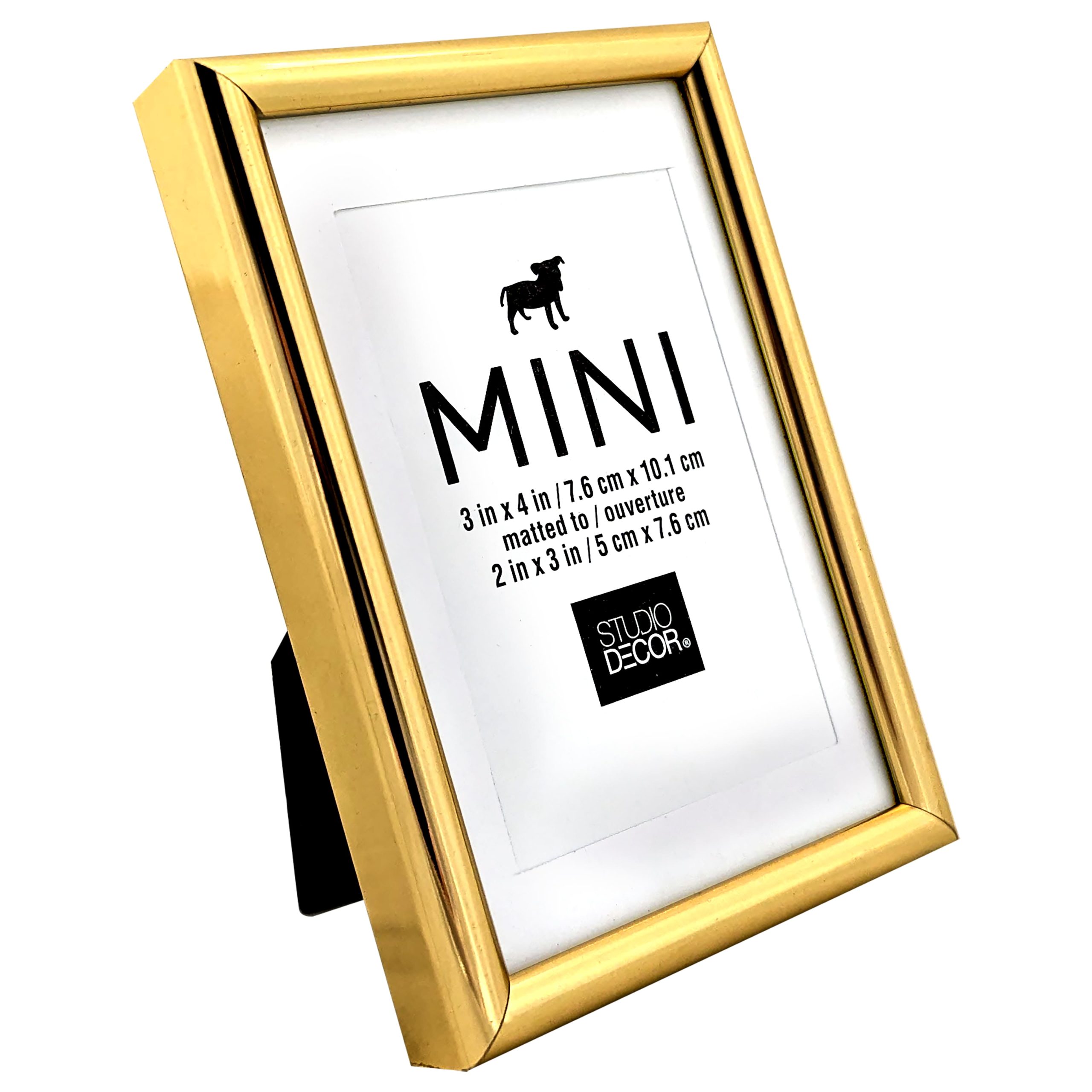 Metallic Gold Mini Frame with Mat by Studio Décor® - Image 3
