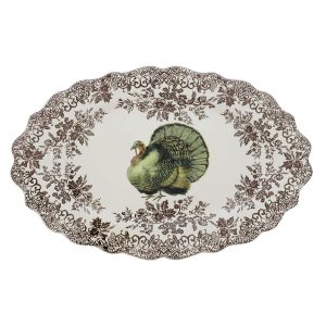 20" x 13" Turkey Ceramic Platter by Ashland®