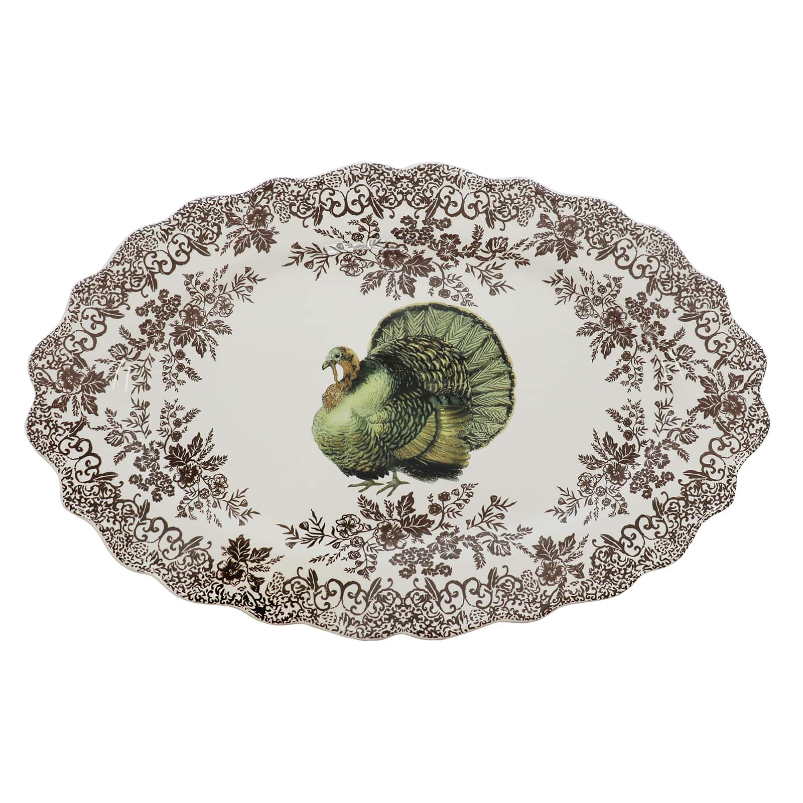 20" x 13" Turkey Ceramic Platter by Ashland®