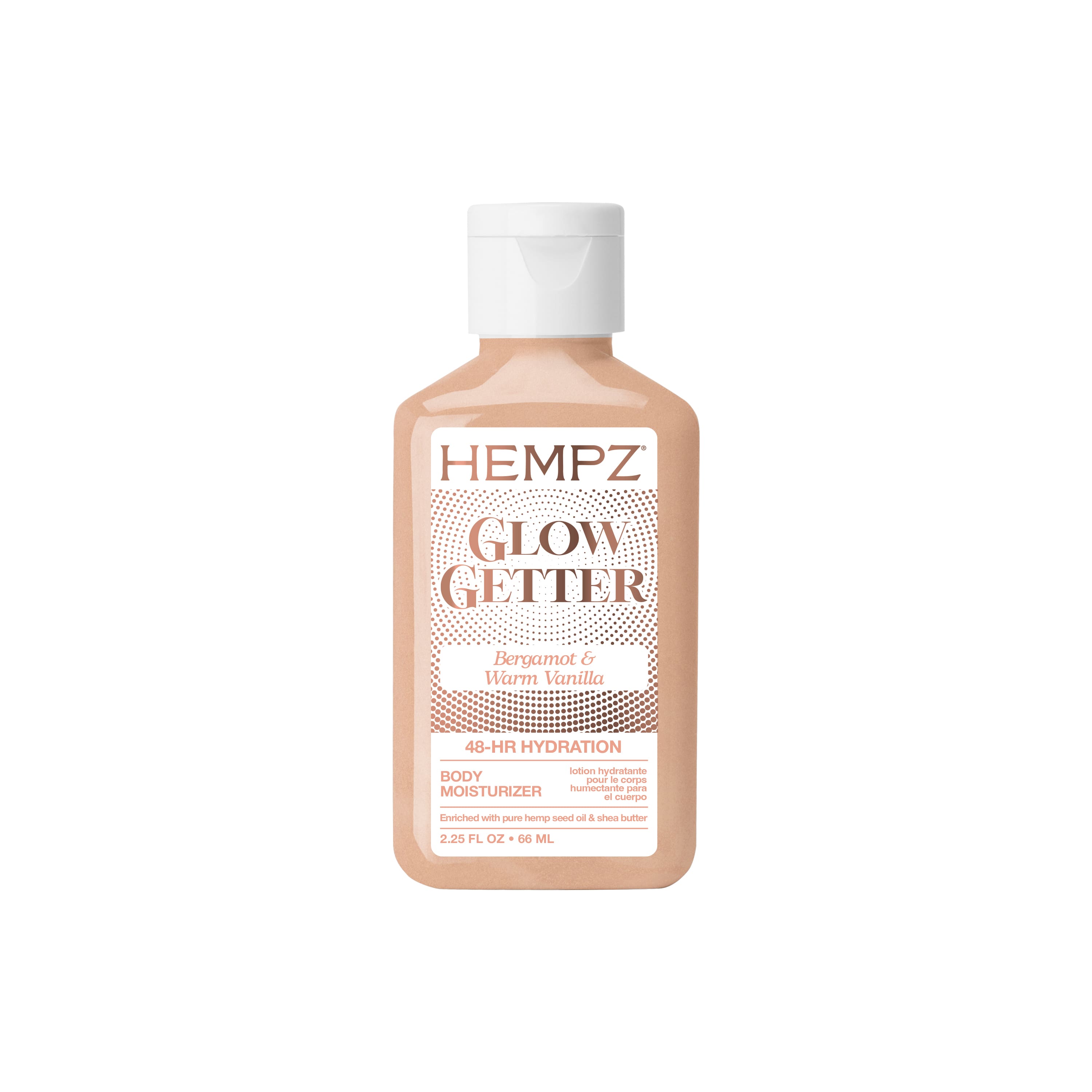 Hempz® 2.25oz. Glow Getter Bergamot & Warm Vanilla Herbal Body Moisturizer