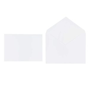 Small White Cards & Envelopes by Recollections®, 4" x 5.5"