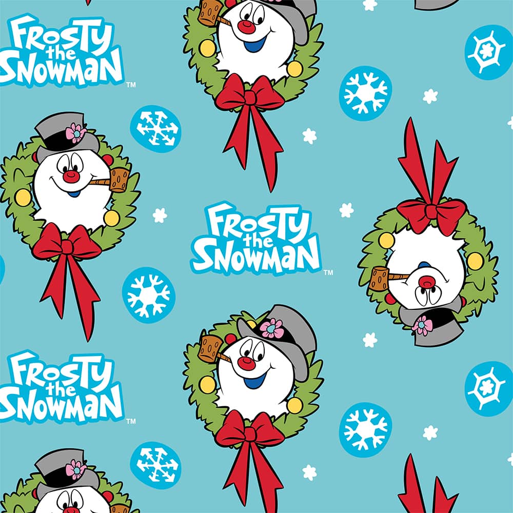 Frosty the Snowman™ Toss Cotton Quilting Fabric