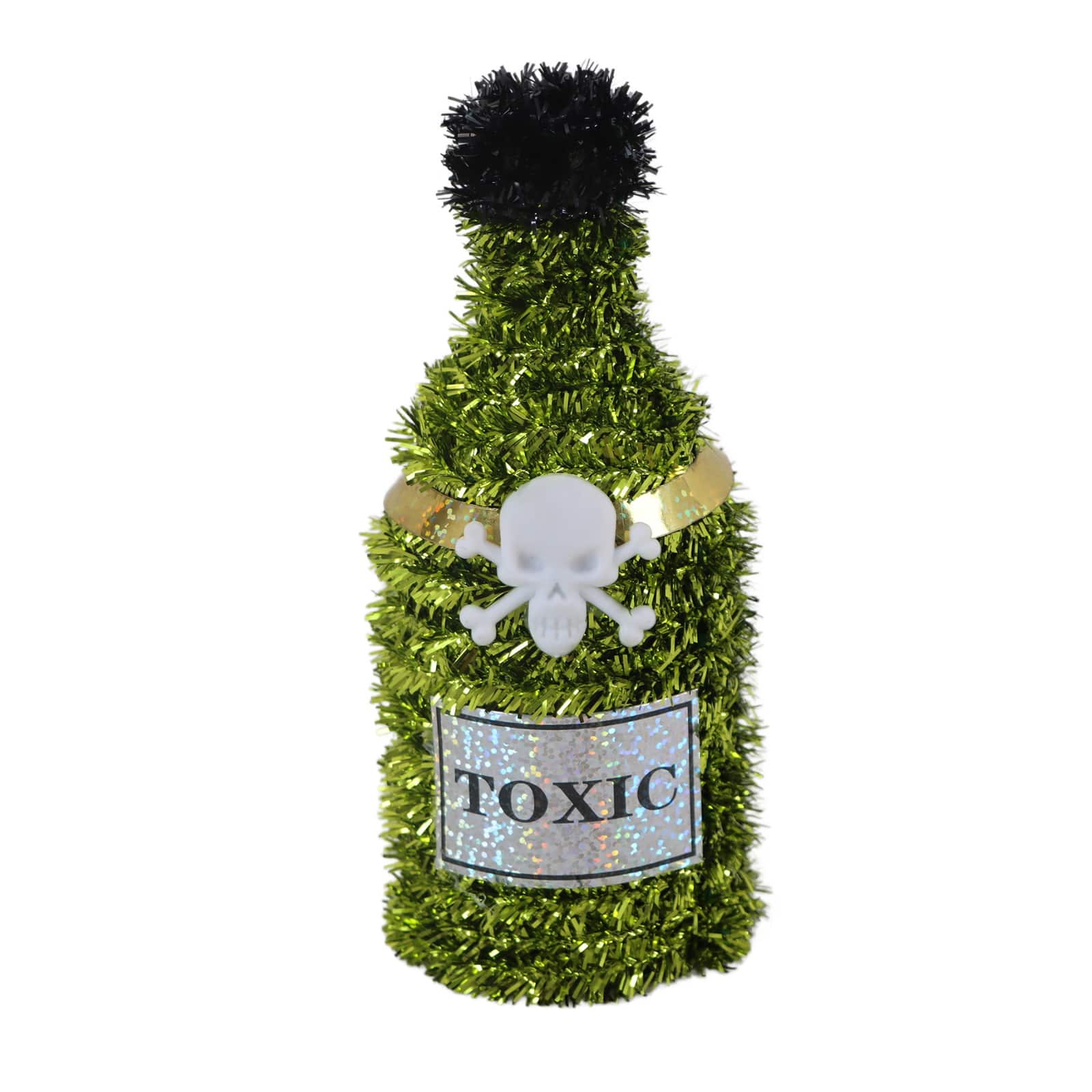 6" Green Tinsel Poison Bottle by Ashland®