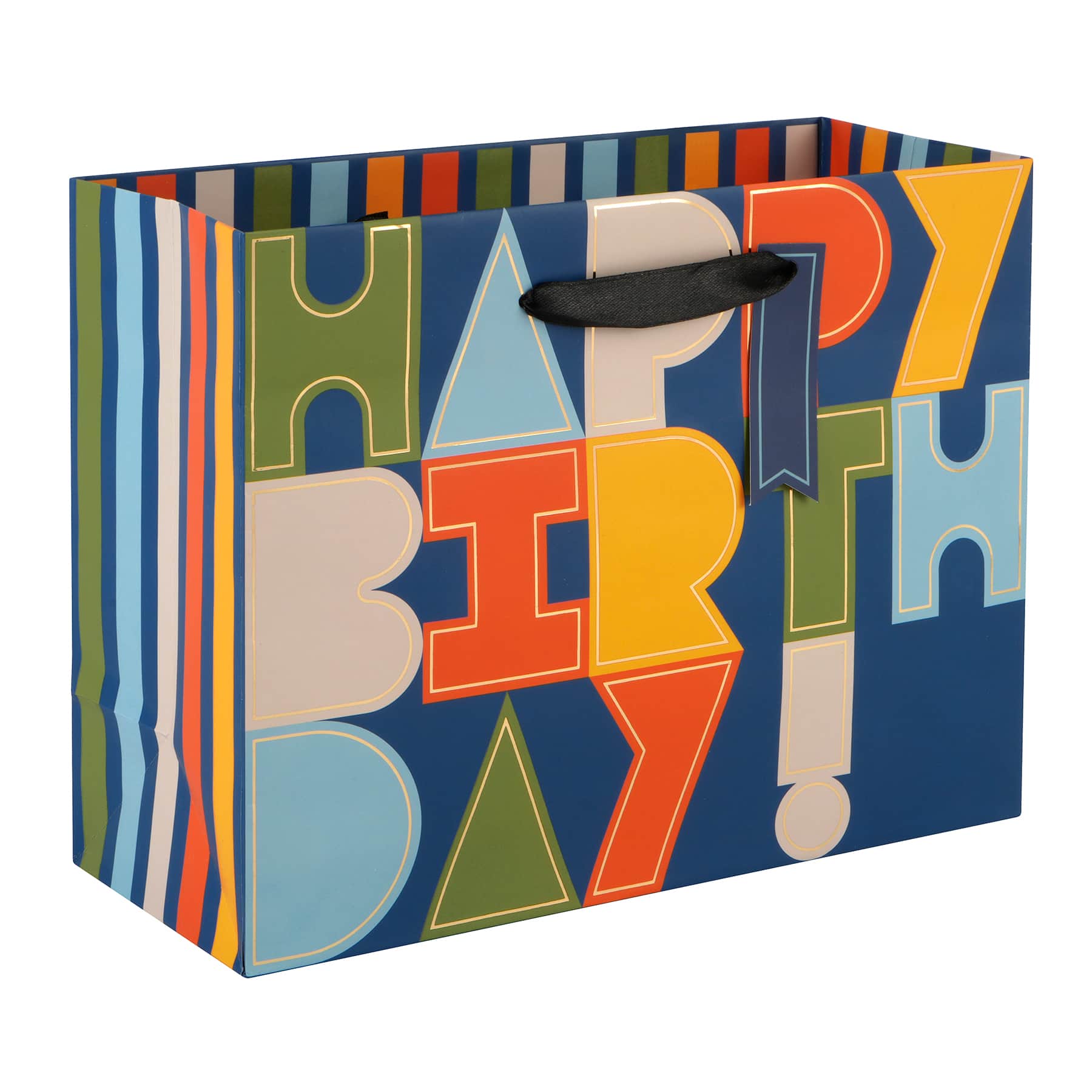 Medium Birthday Block Gift Bag by Celebrate It™ - Image 2