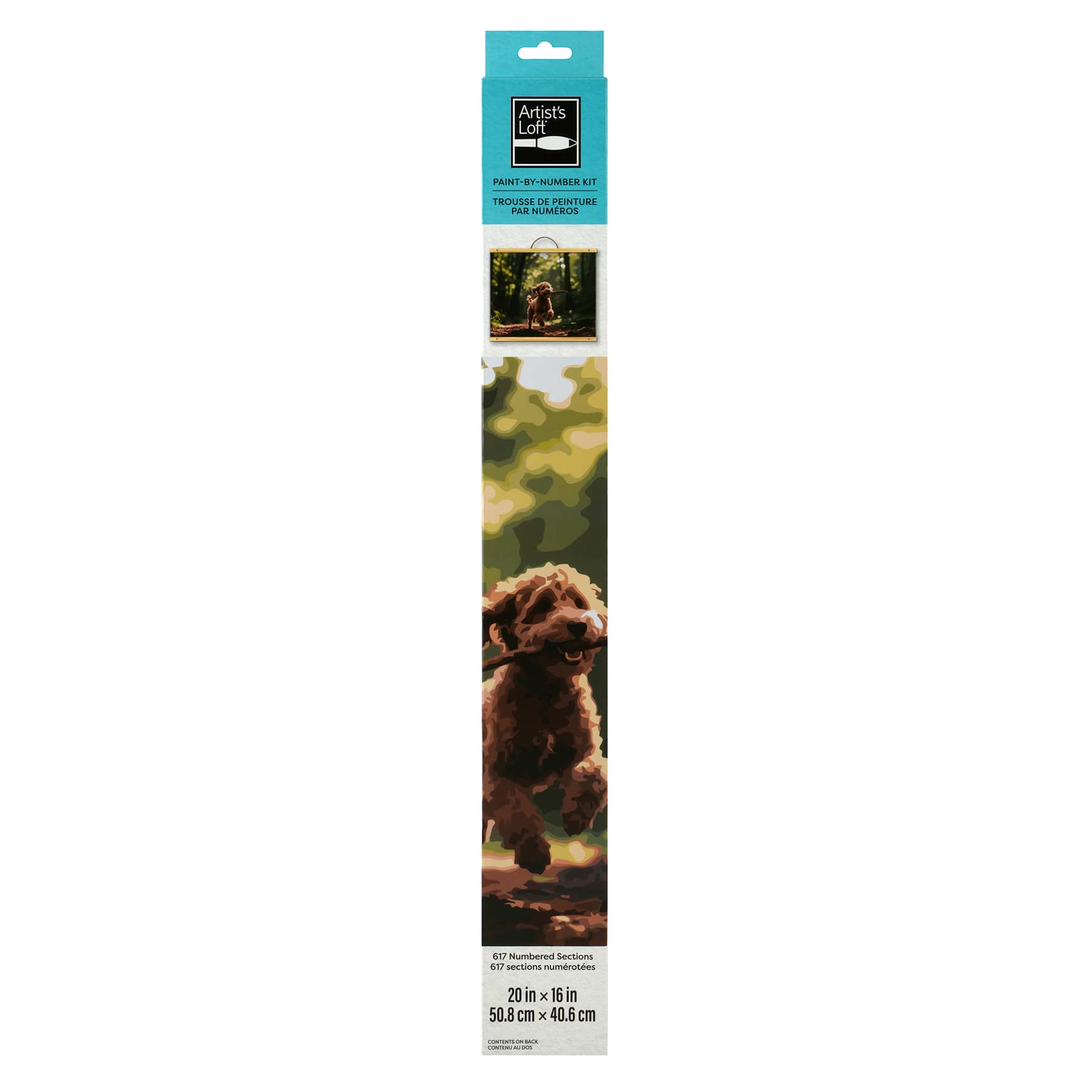 20" x 16" Fetching Dog Paint-by-Number Kit by Artist's Loft®
