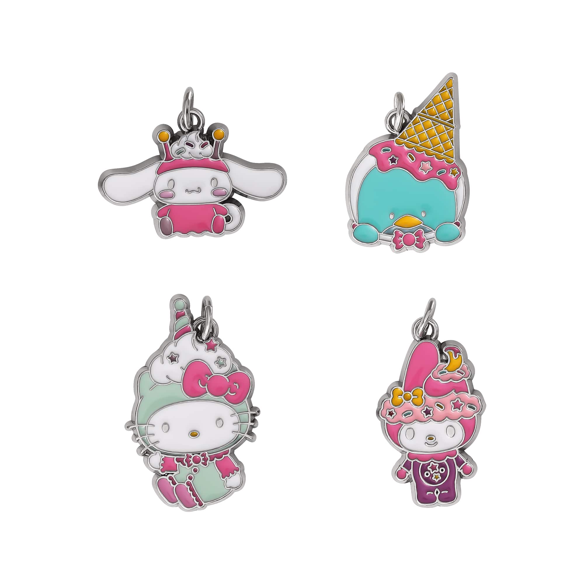 Hello Kitty® & Friends Sweet Treat 4-Piece Charm Set