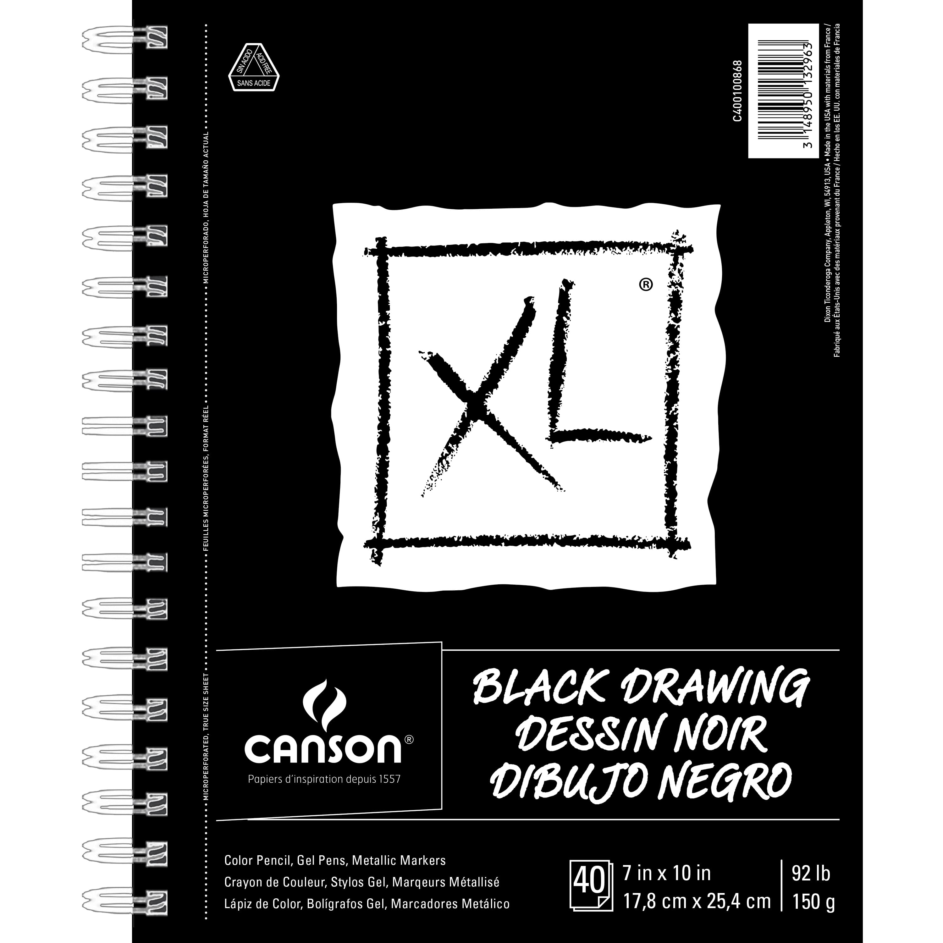 Canson® XL® Black Drawing Pad