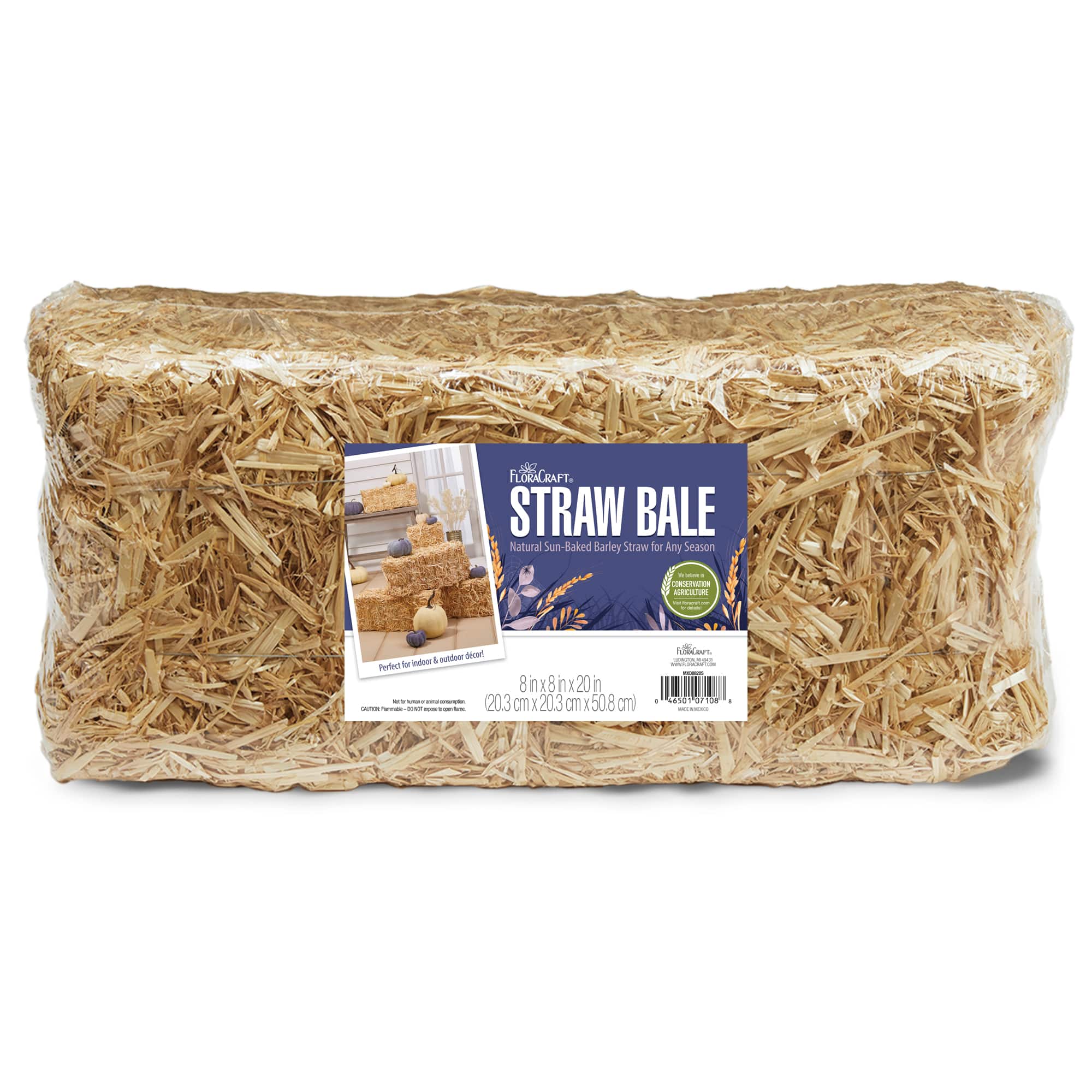FloraCraft® Decorative Straw Bale