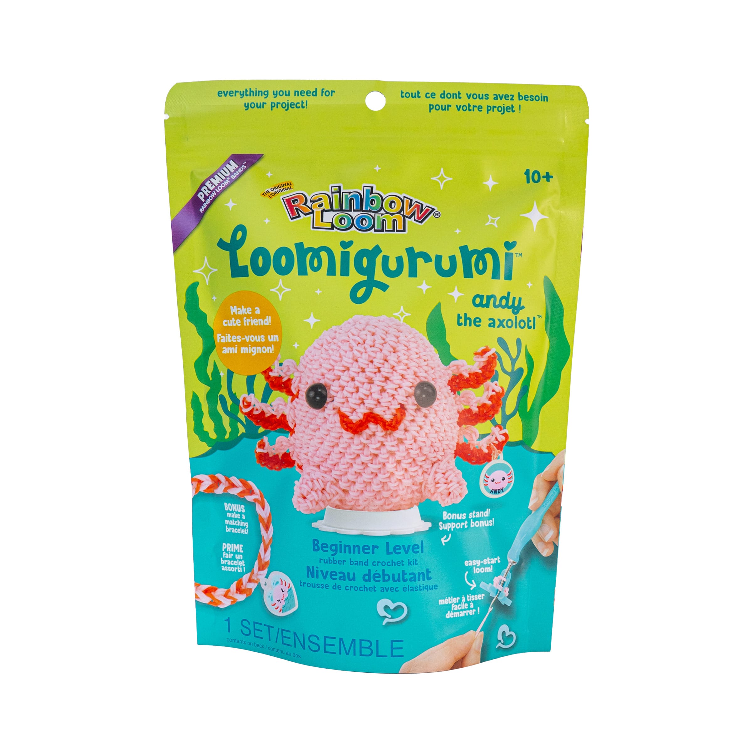Rainbow Loom® Loomigurumi™ Andy The Axolotl™
