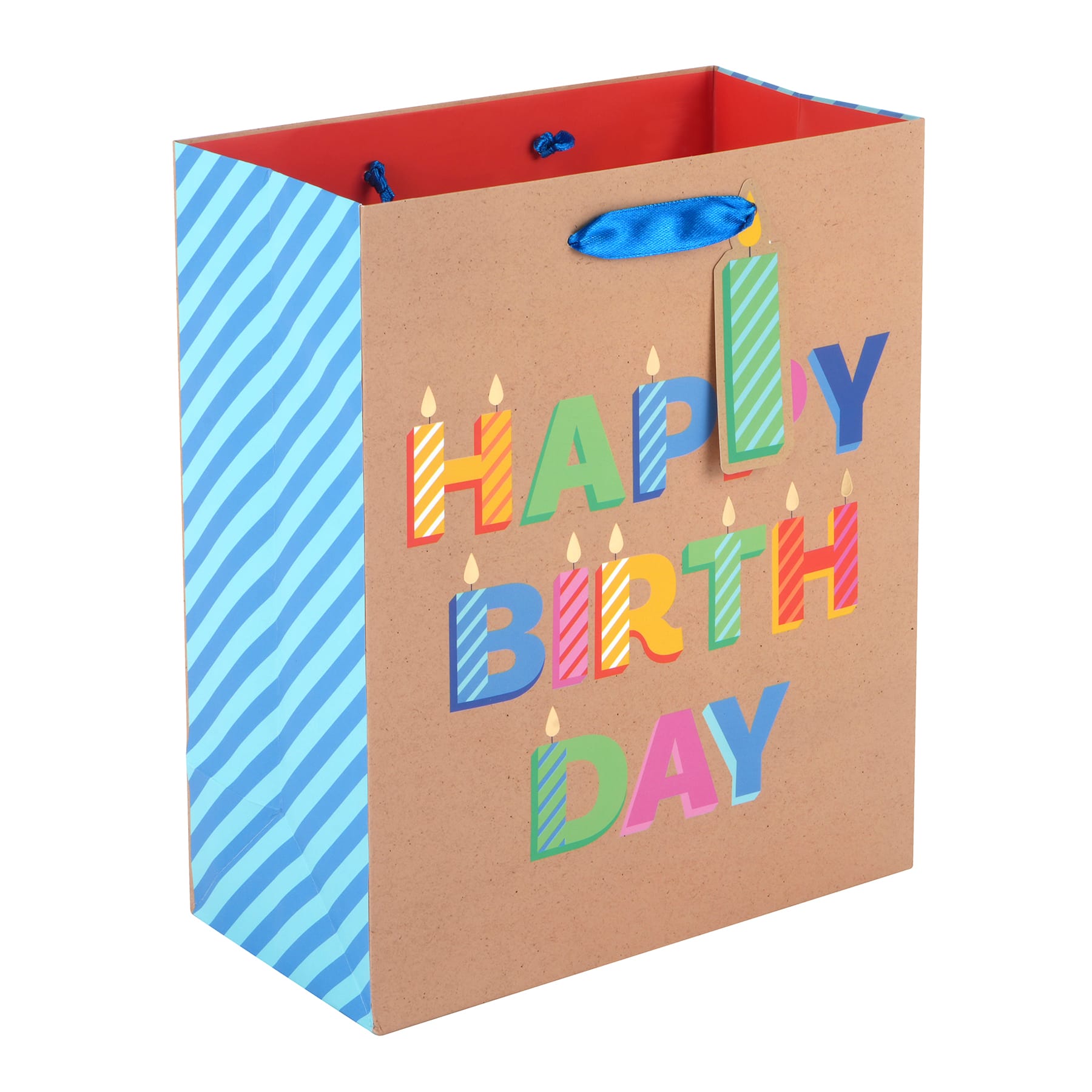 9.75" Happy Birthday Candles Gift Bag by Celebrate It™ - Image 2