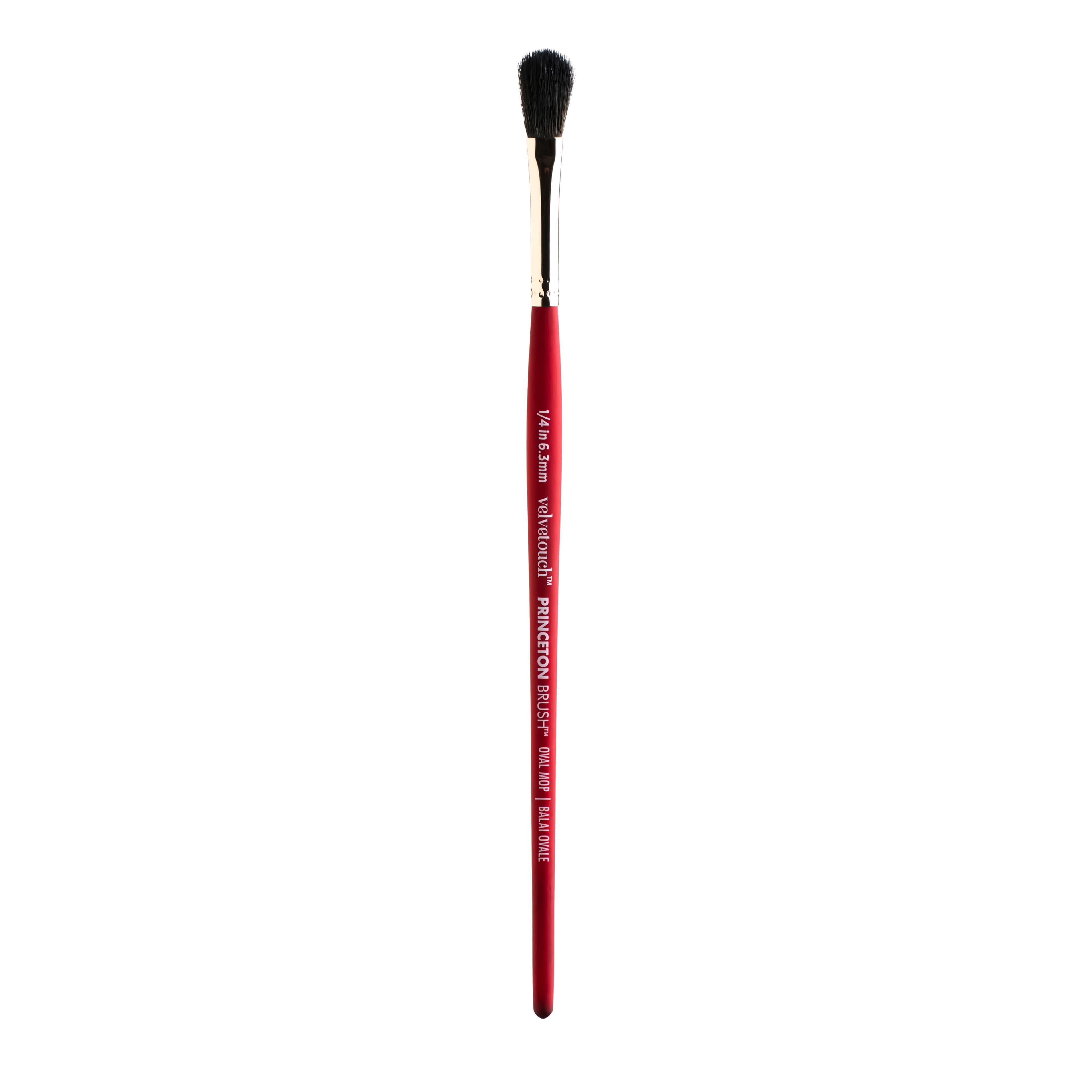 Princeton™ Velvetouch™ 1/4" Mixed Media Short Handle Oval Mop Brush