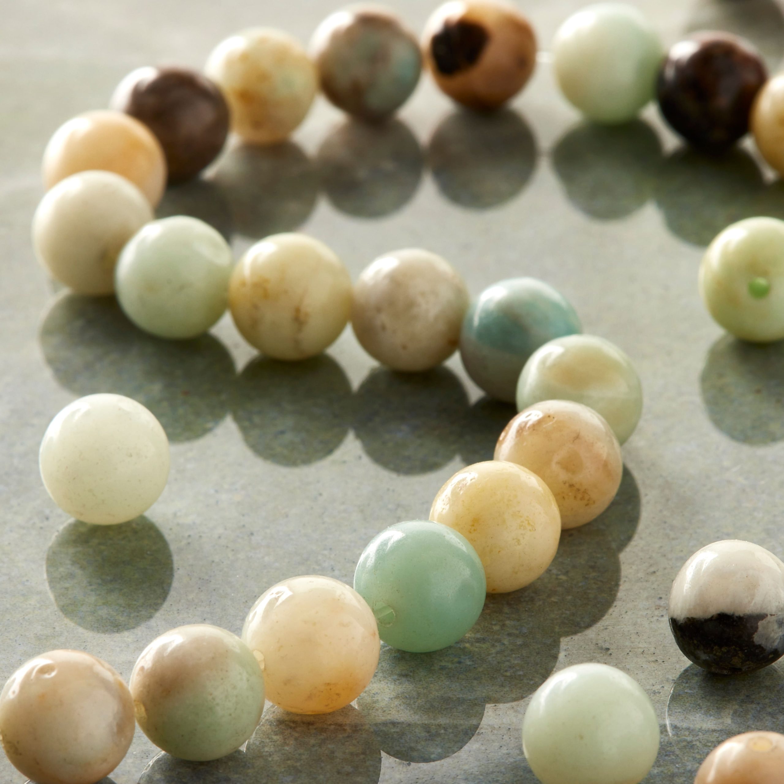Amazonite Round Beads, 8mm by Bead Landing™ - Image 2