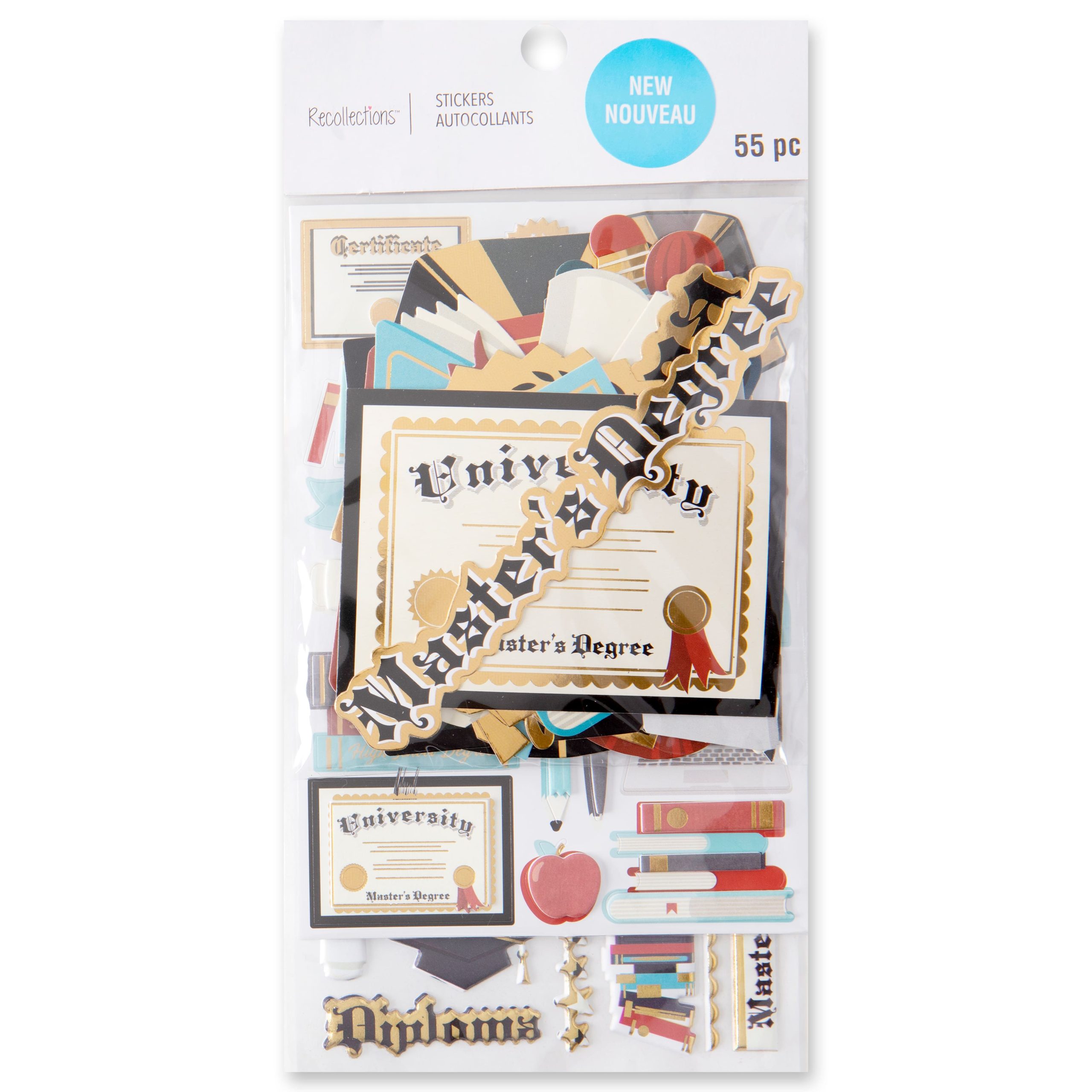 Master's Graduation Sticker Flip Pack by Recollections™ - Image 3