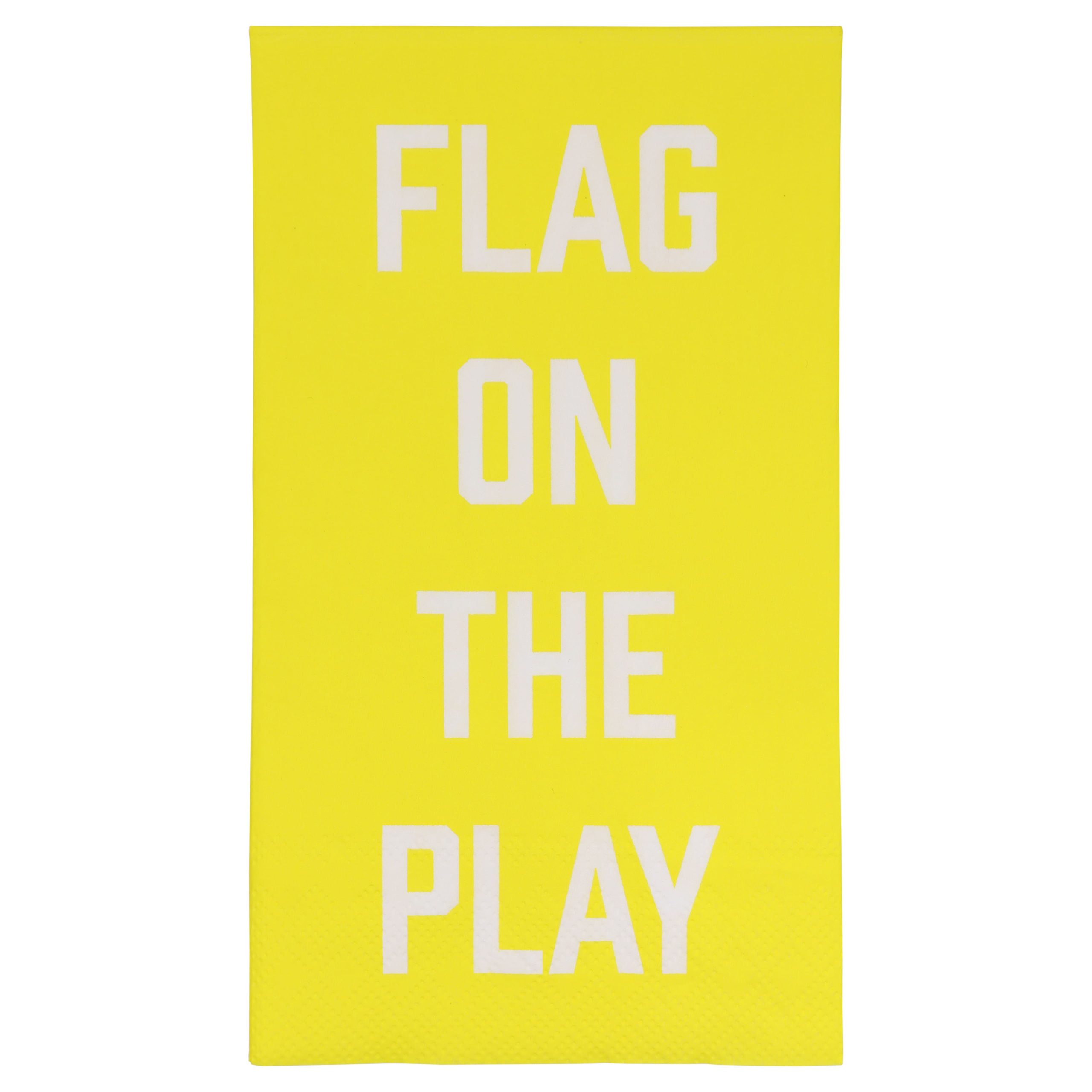 Yellow Football Flag Guest Napkins, 20ct. by Celebrate It™