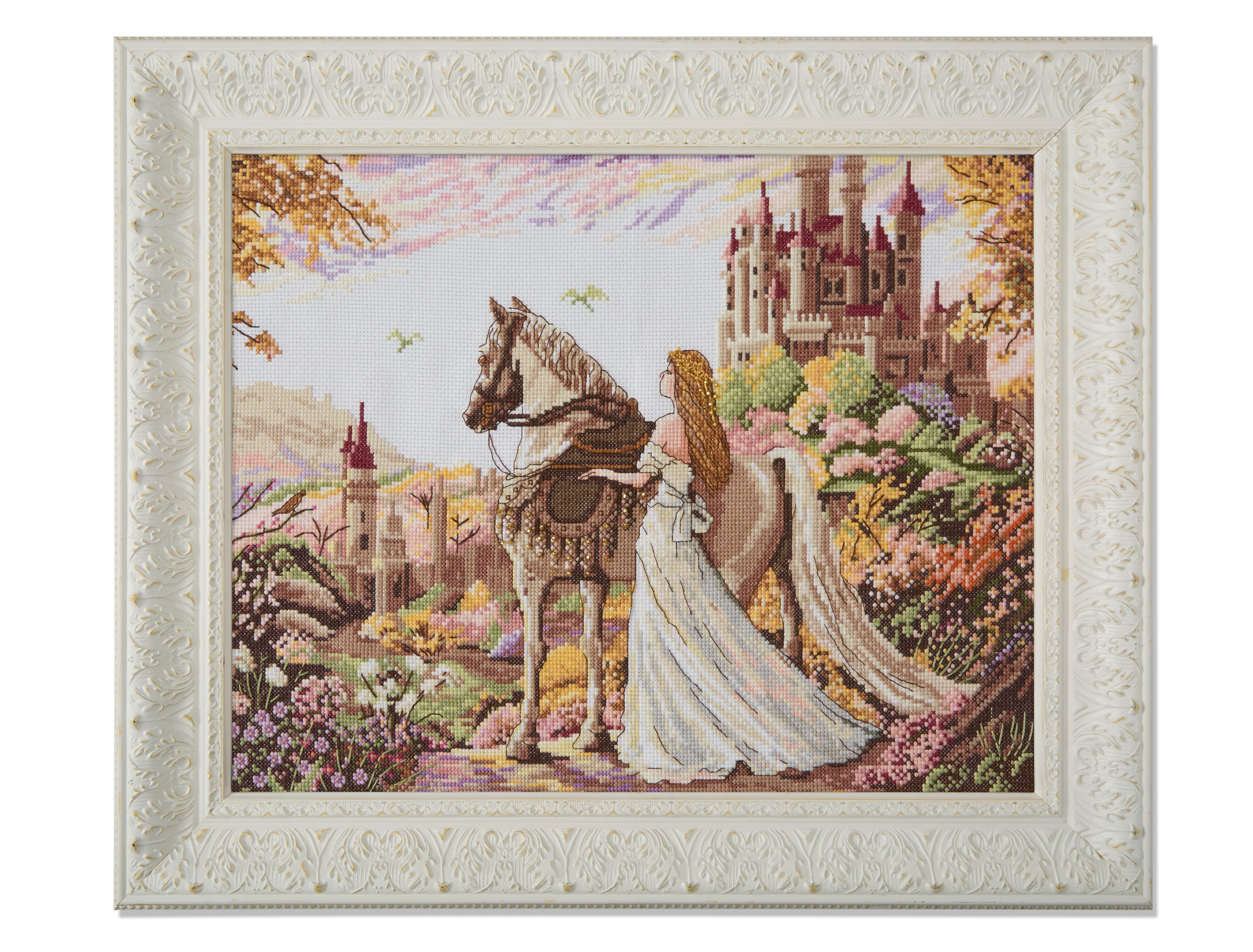 12" x 16" Enchantment Cross Stitch Kit by Loops & Threads®