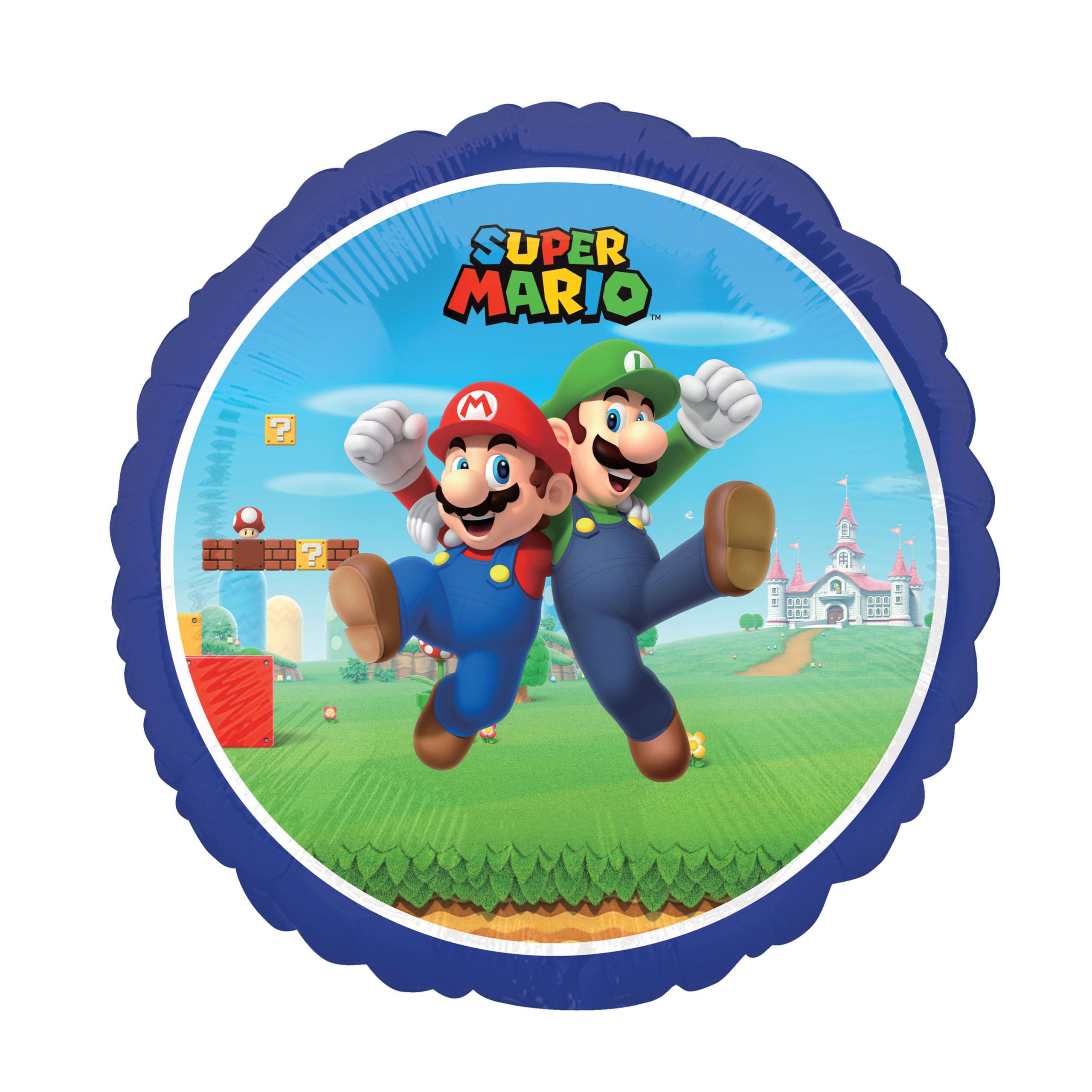 17" Mario Bros Foil Balloon
