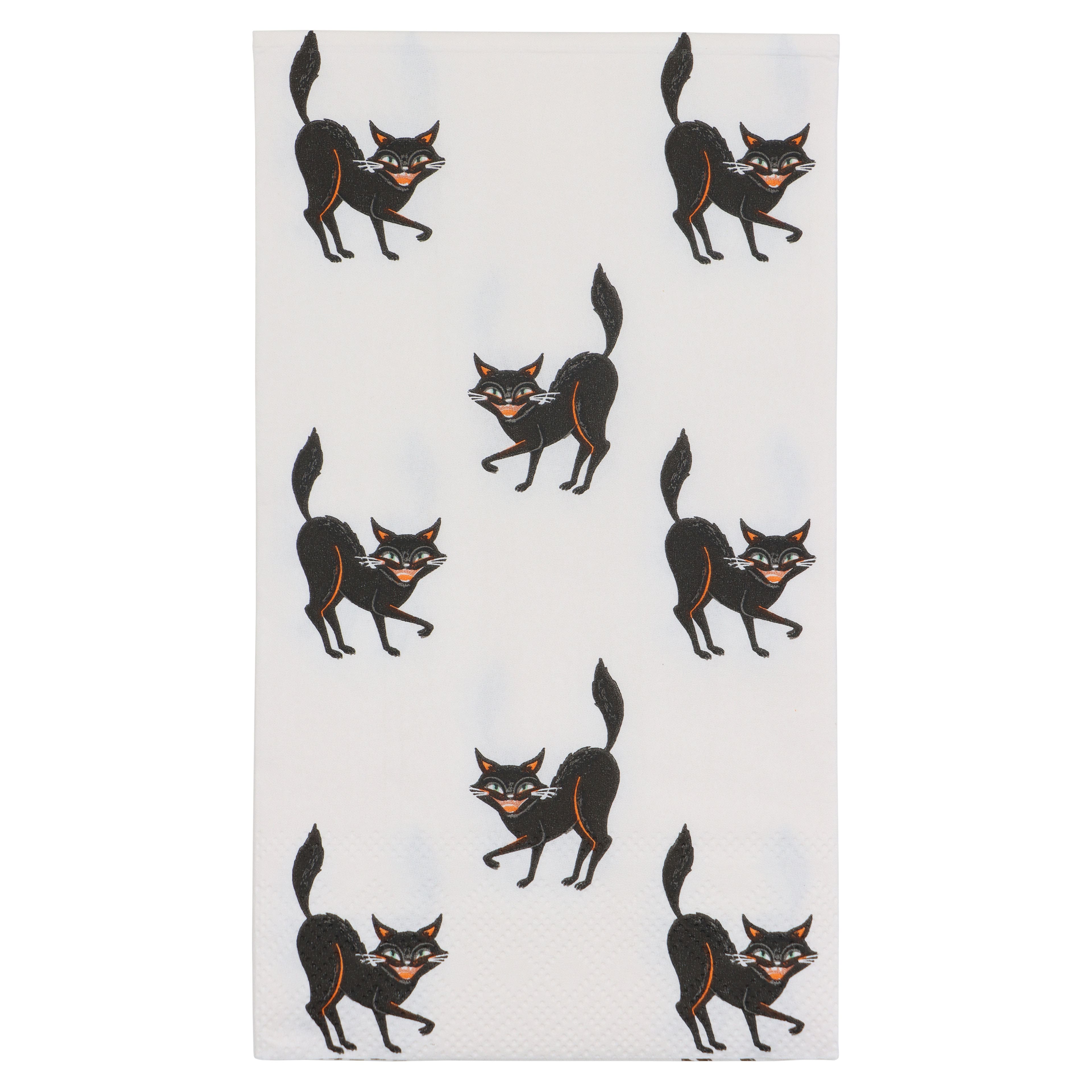 Halloween Black Cat Paper Beverage Napkins, 20ct. by Celebrate It™