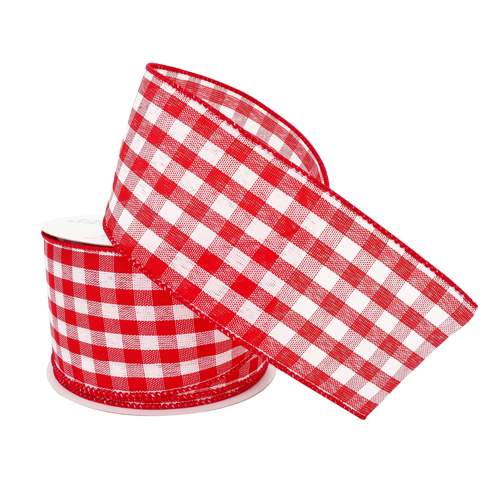 2.5" x 25ft. Wired Gingham Ribbon by Celebrate It™ - Image 2