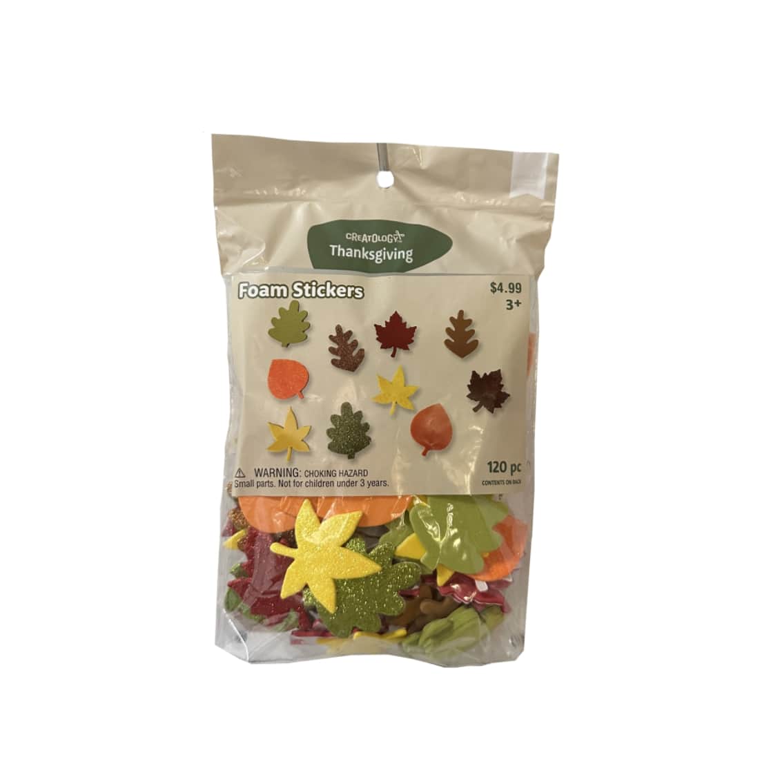 Thanksgiving Leaf Foam Stickers by Creatology™