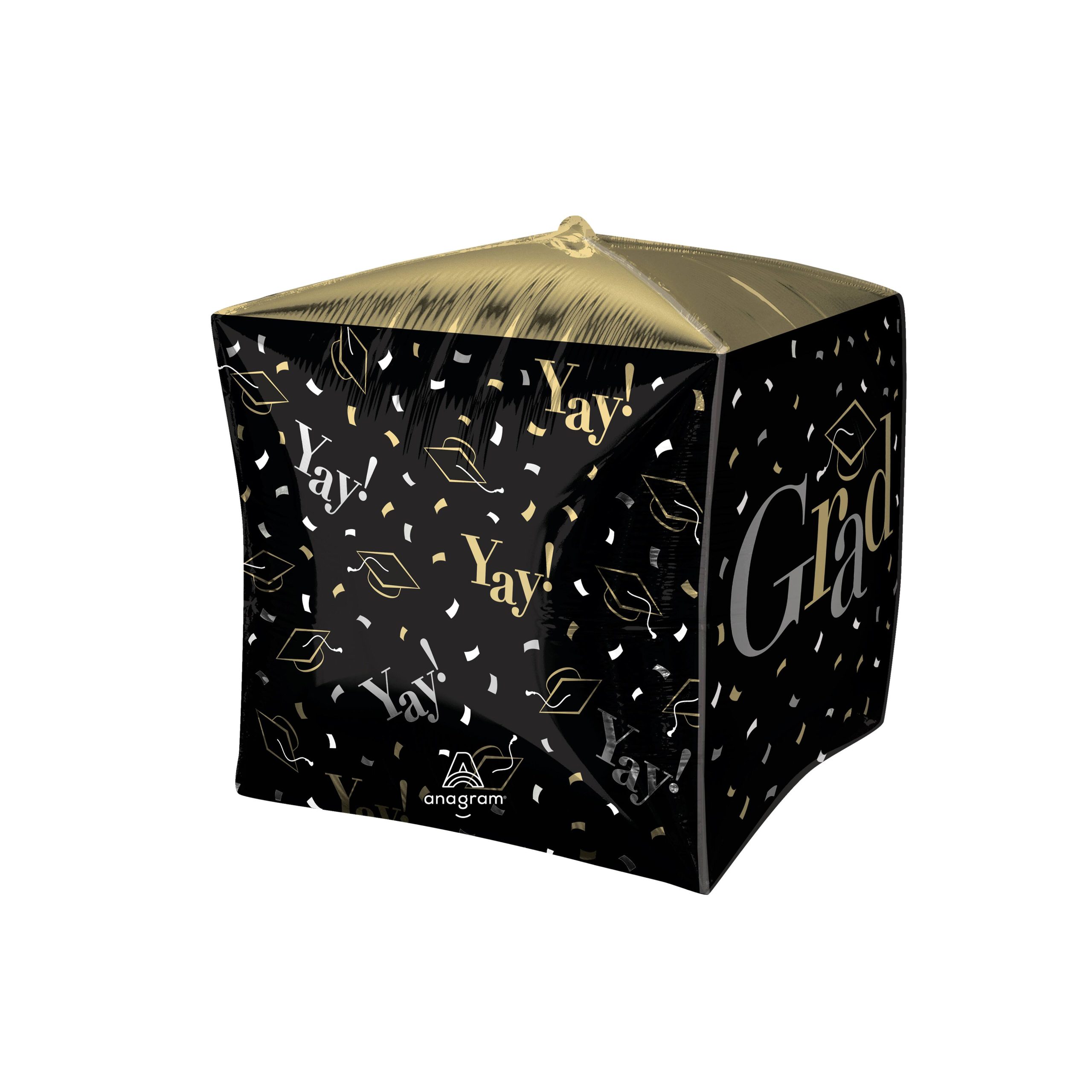 UltraShape® Cubez® 15" Class Dismissed Foil Balloon - Image 3