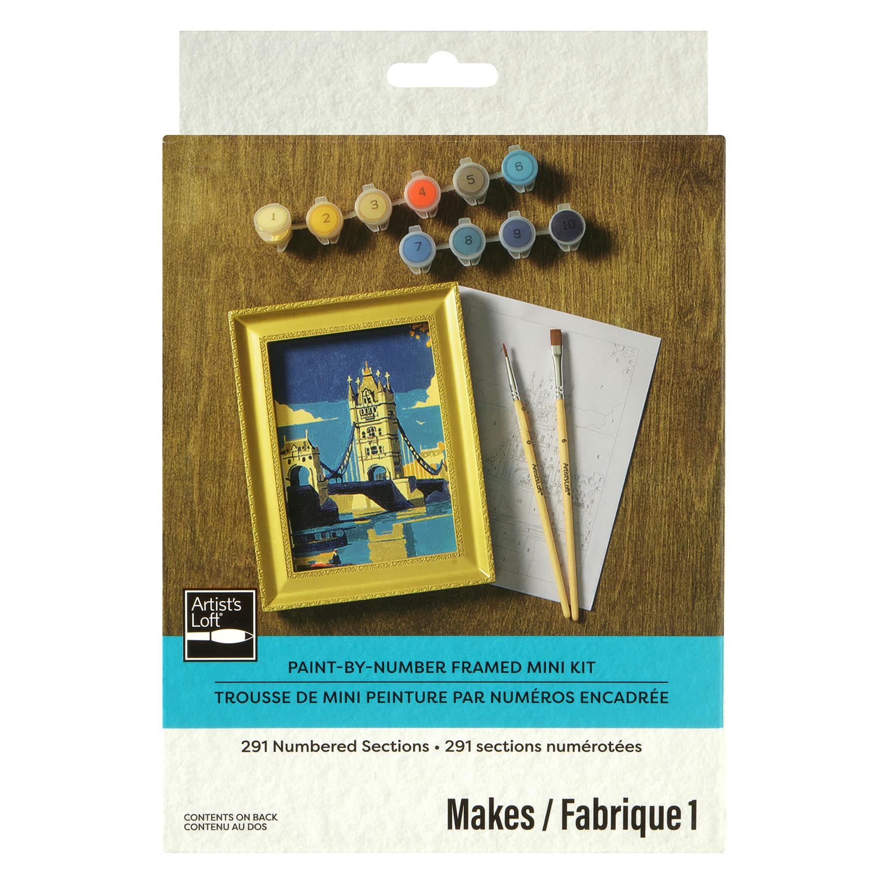 London Bridge Paint-by-Number Framed Mini Kit by Artist's Loft®