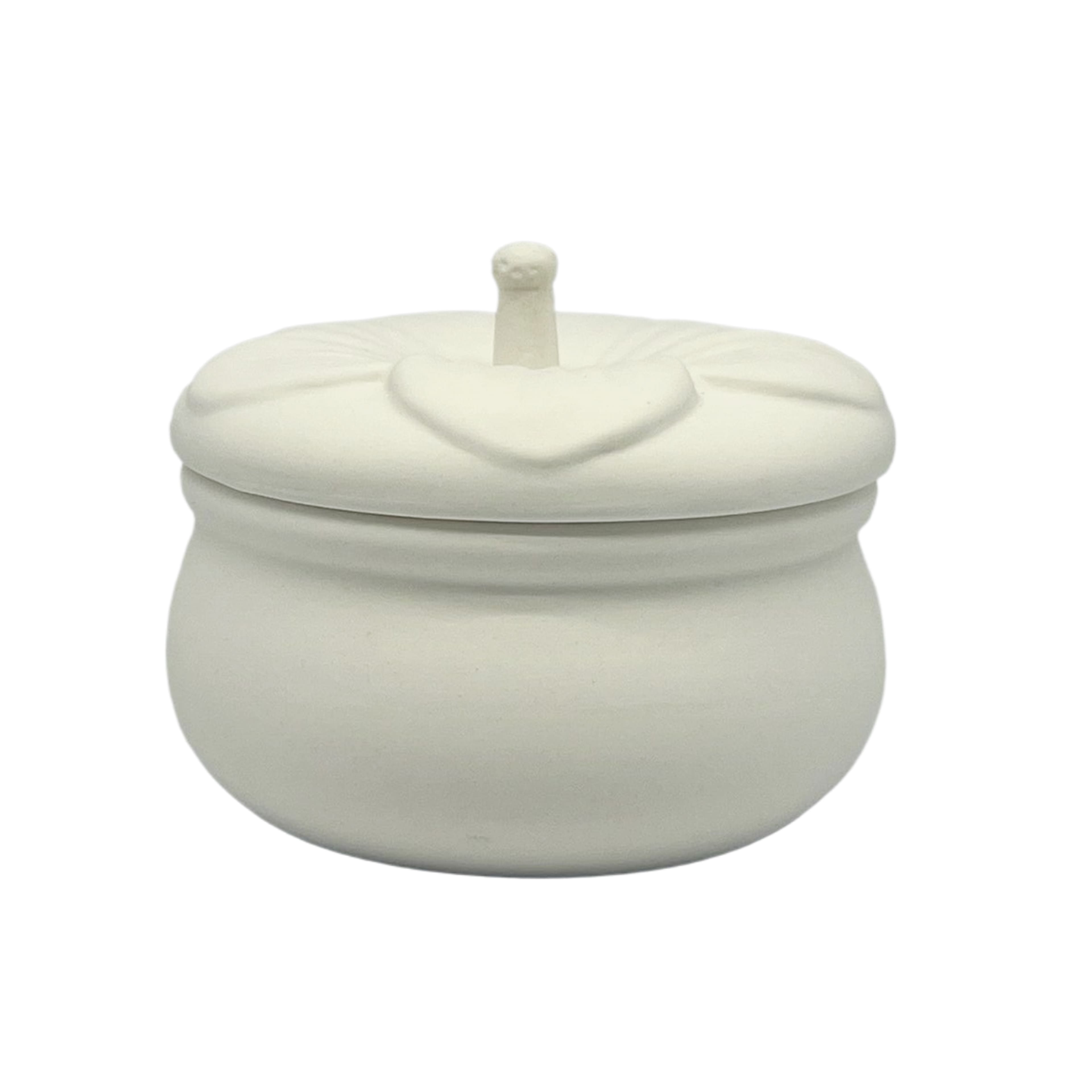 3.5" Flower DIY Ceramic Trinket Box with Lid by Make Market®